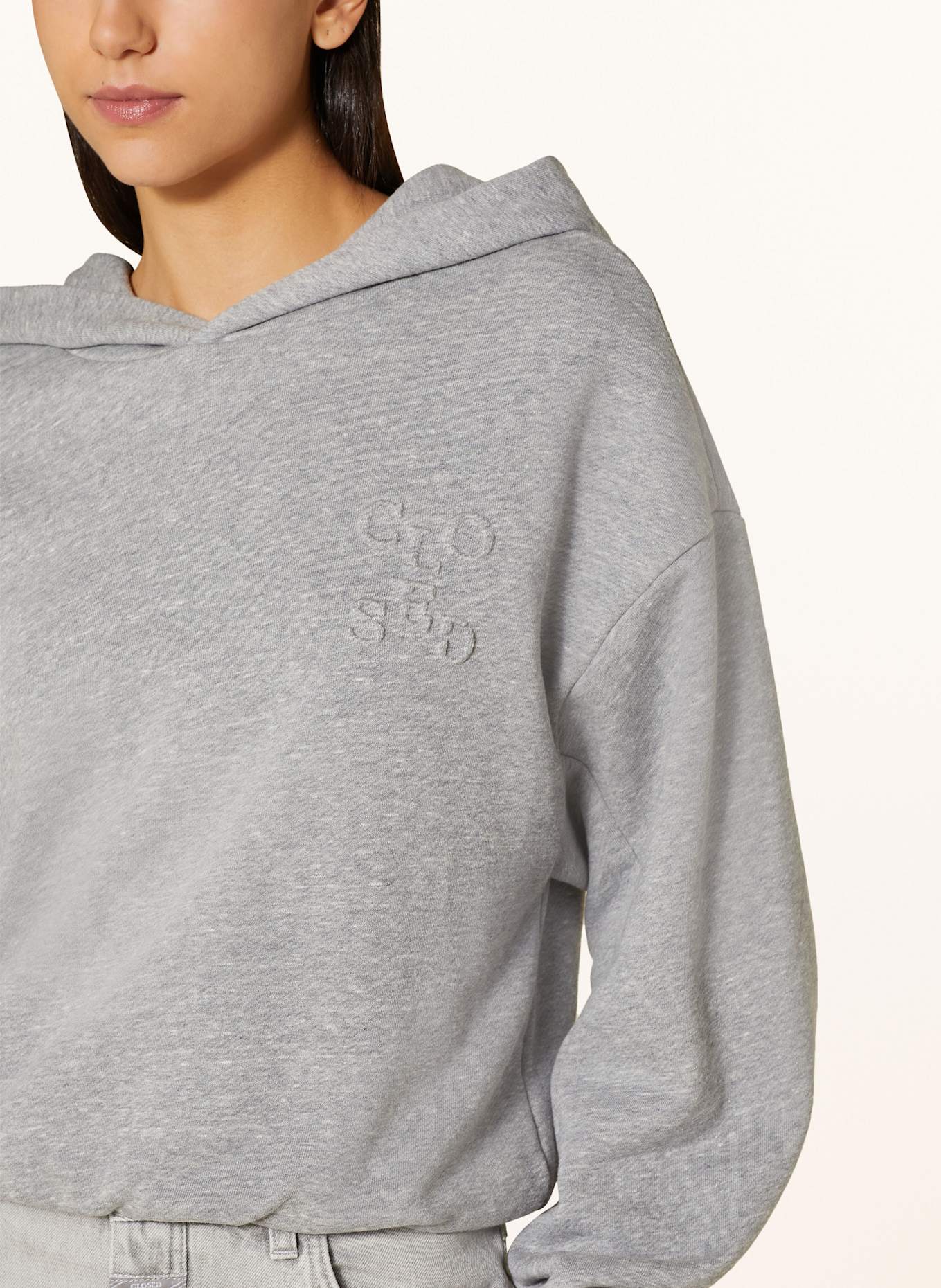 CLOSED Hoodie: GRAU