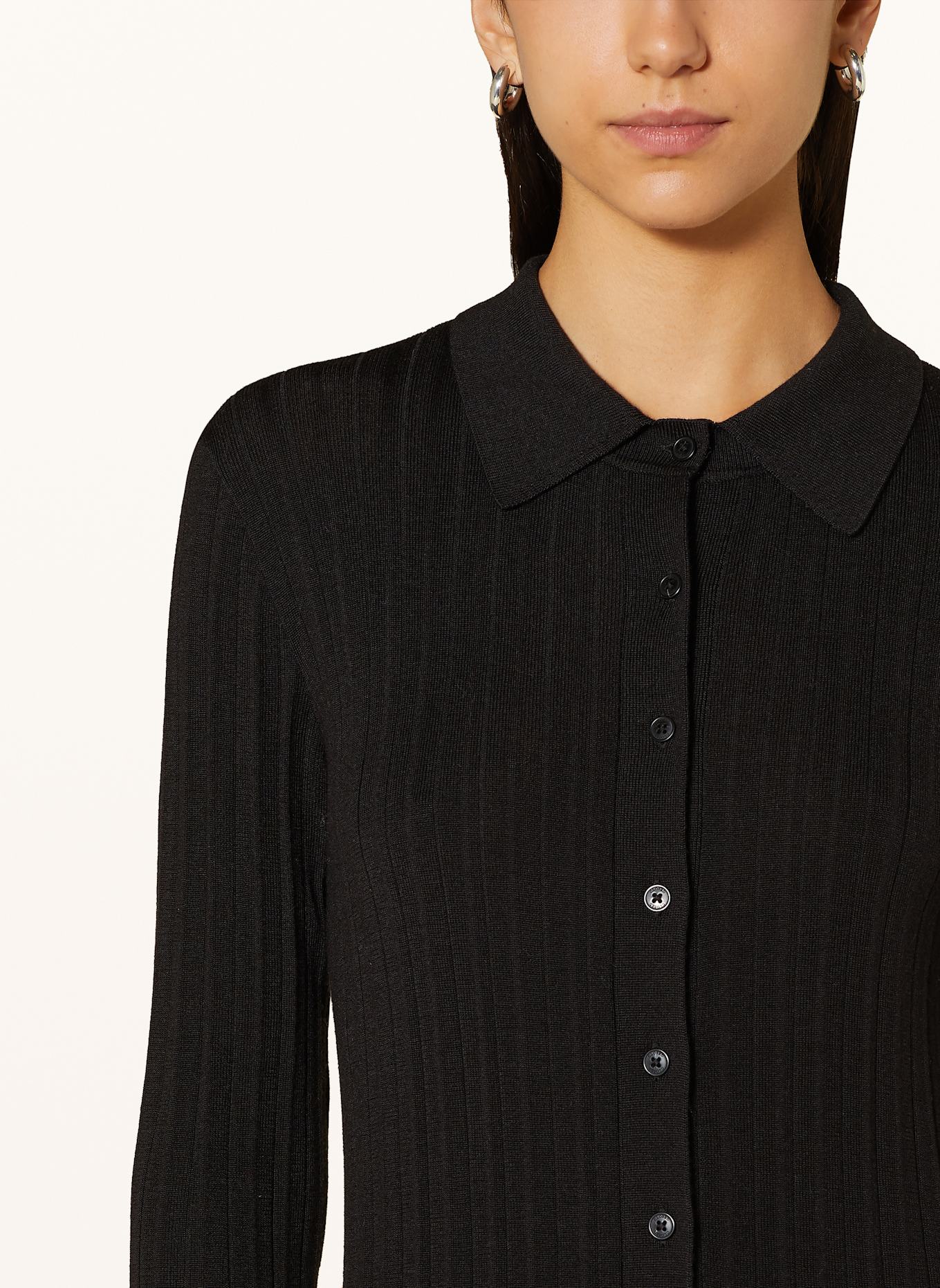 CLOSED Strickkleid: SCHWARZ