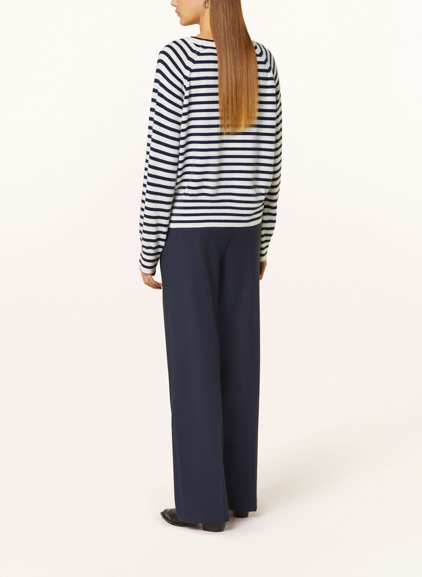 CLOSED Sweater: DARK BLUE / ECRU