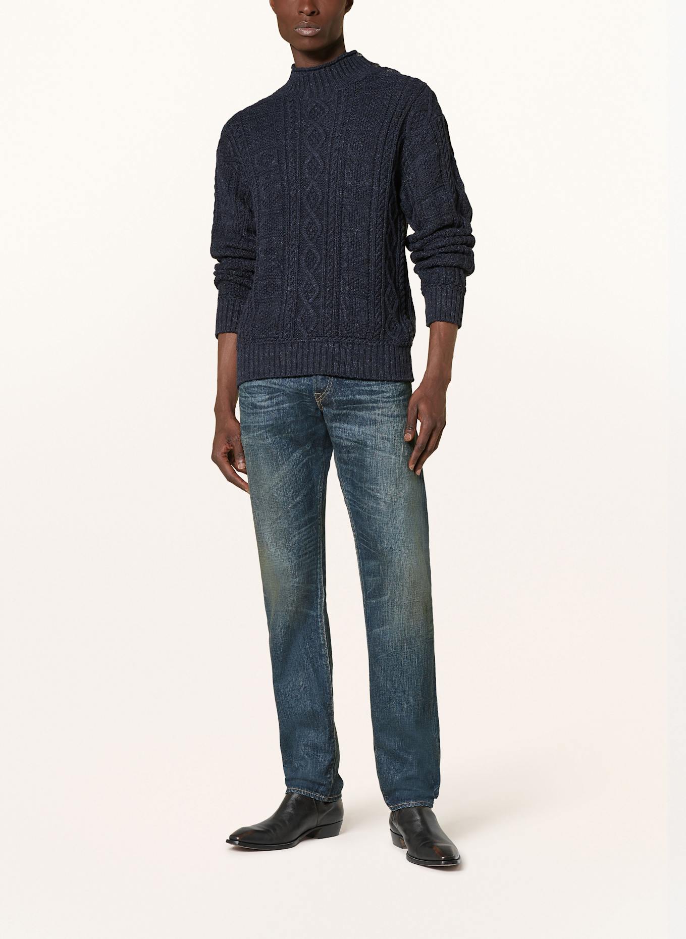 RRL Pullover: DUNKELBLAU