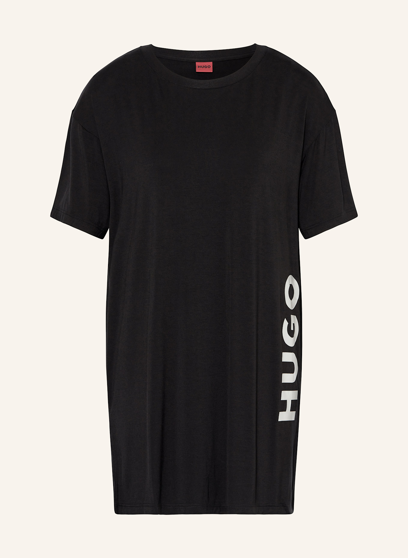 HUGO Nightgown, Color: BLACK/ SILVER (Image 1)
