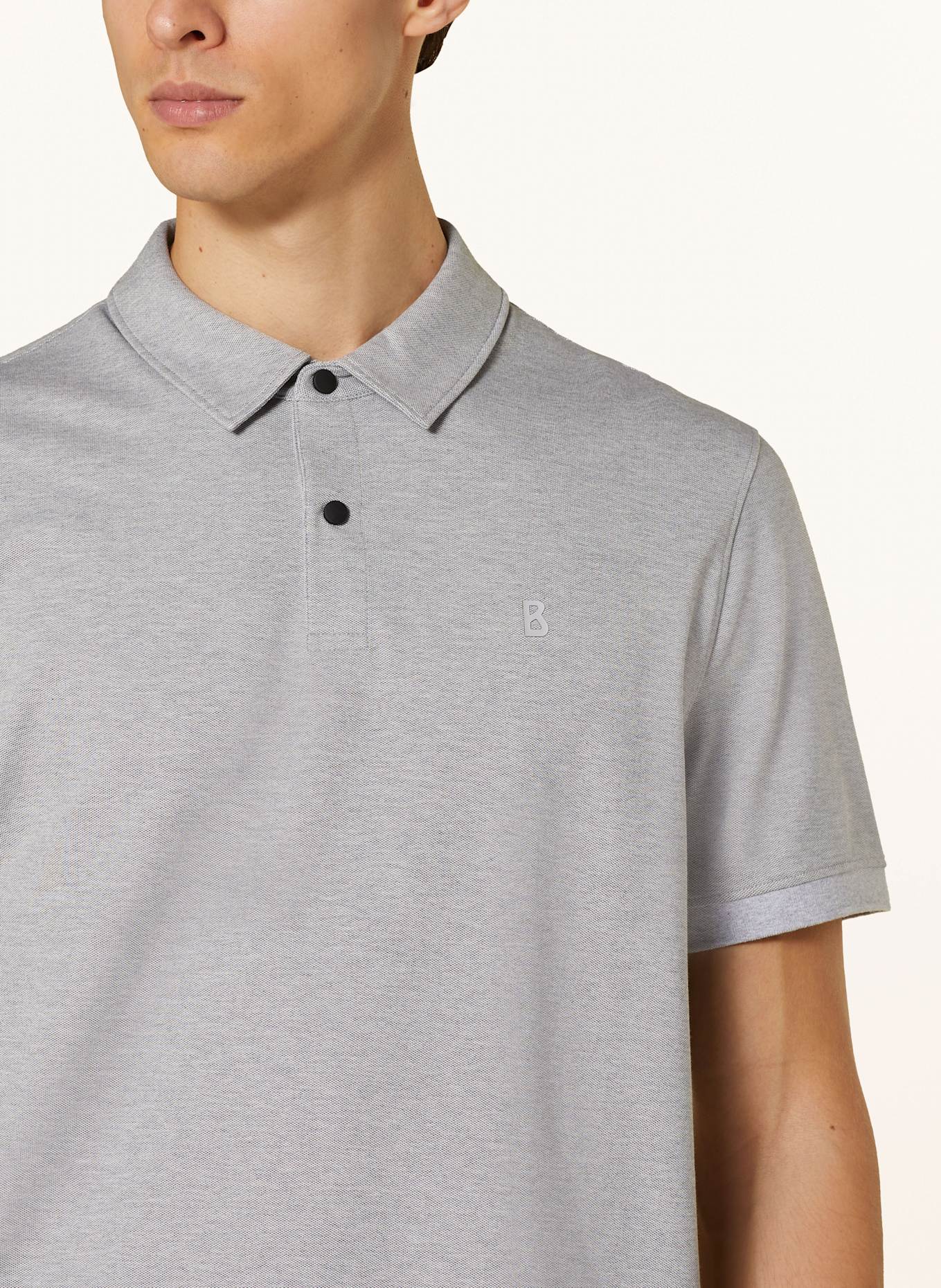 BOGNER Piqué polo shirt TIMO regular fit: GRAY