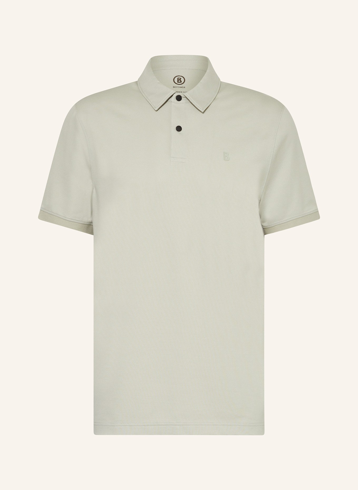 BOGNER Piqué polo shirt TIMO regular fit: LIGHT GREEN