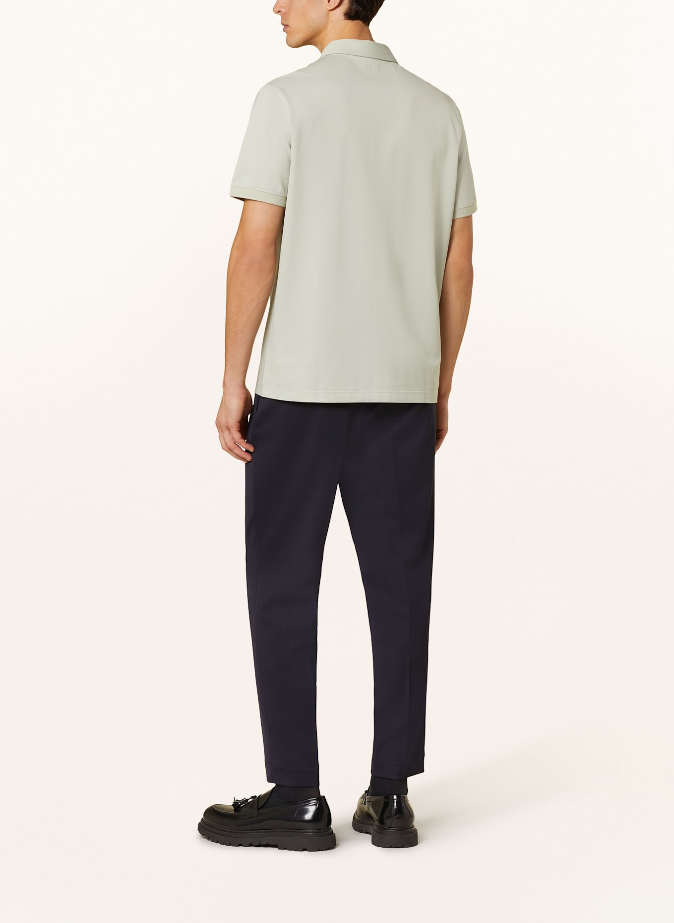 BOGNER Piqué polo shirt TIMO regular fit: LIGHT GREEN