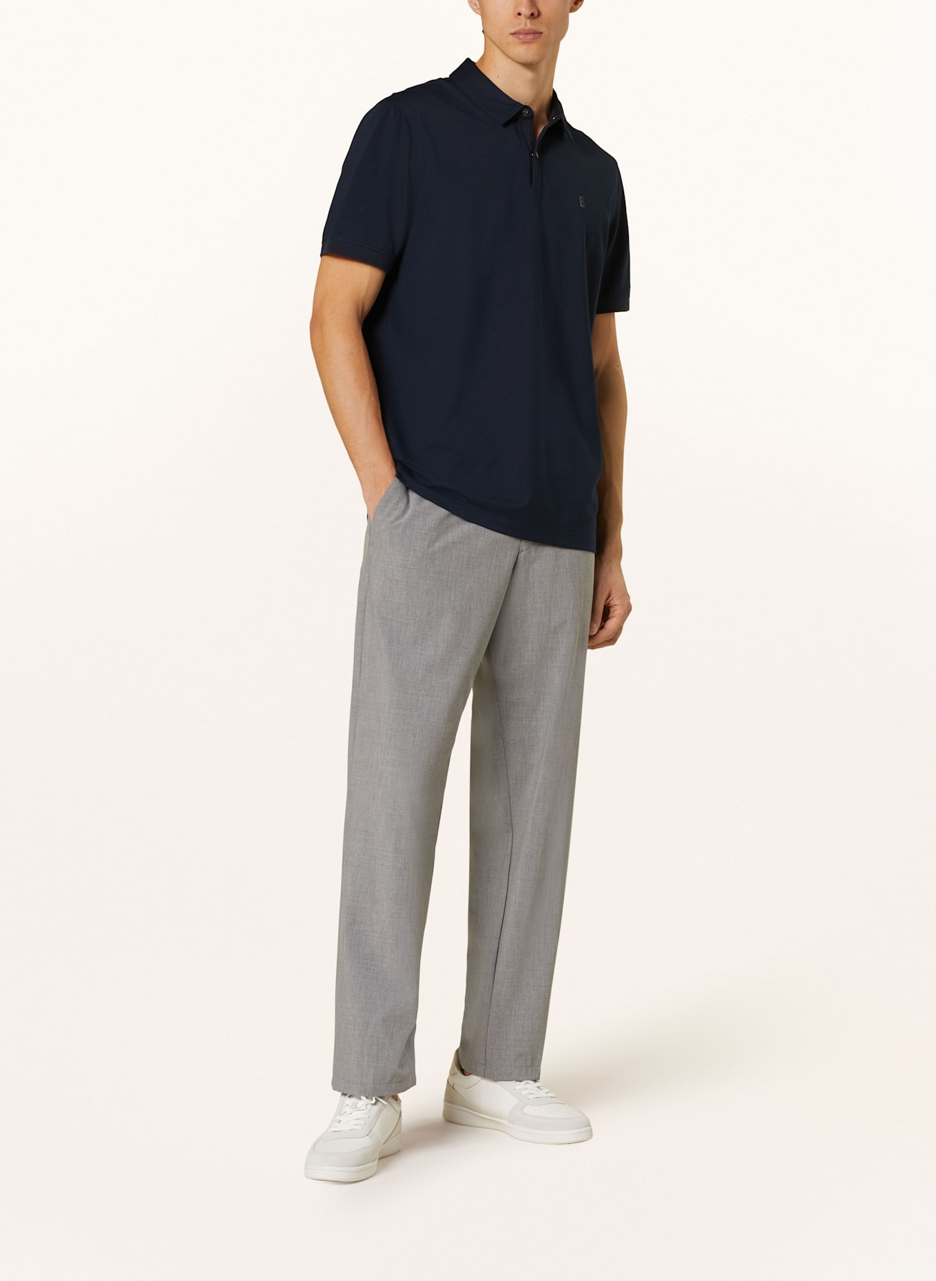 BOGNER Piqué-Poloshirt TIMO Regular Fit: DUNKELBLAU