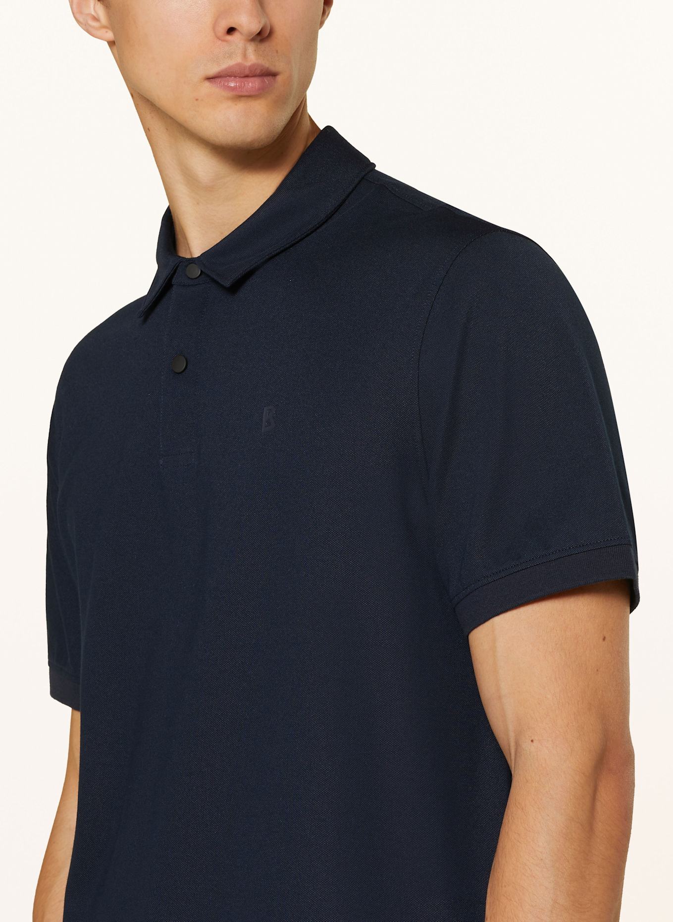 BOGNER Piqué-Poloshirt TIMO Regular Fit: DUNKELBLAU