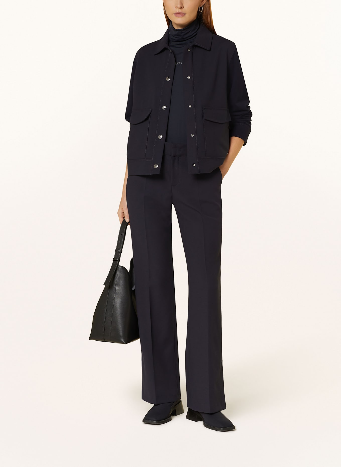 BOGNER Bootcut-Hose JODY: DUNKELBLAU