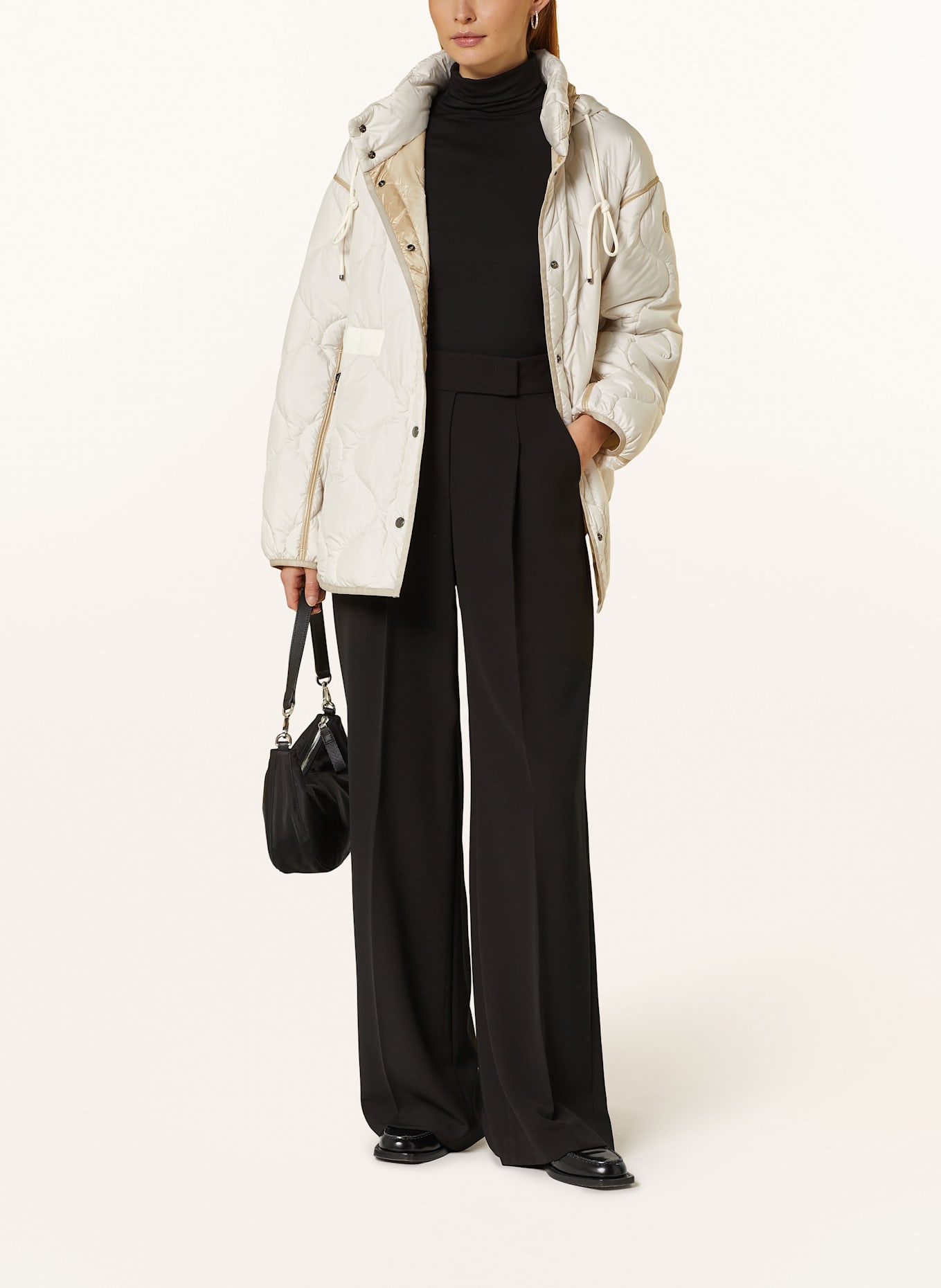 BOGNER Steppjacke GLADYS mit abnehmbarer Kapuze: CREME