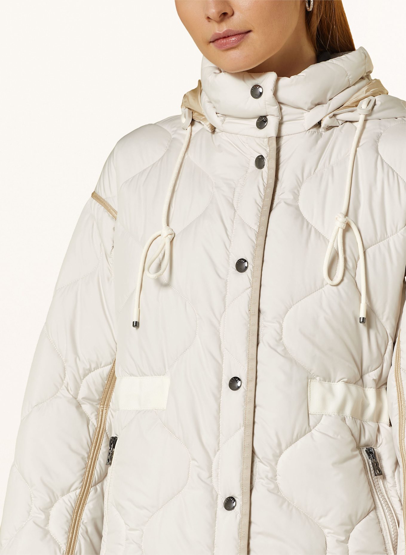 BOGNER Steppjacke GLADYS mit abnehmbarer Kapuze: CREME