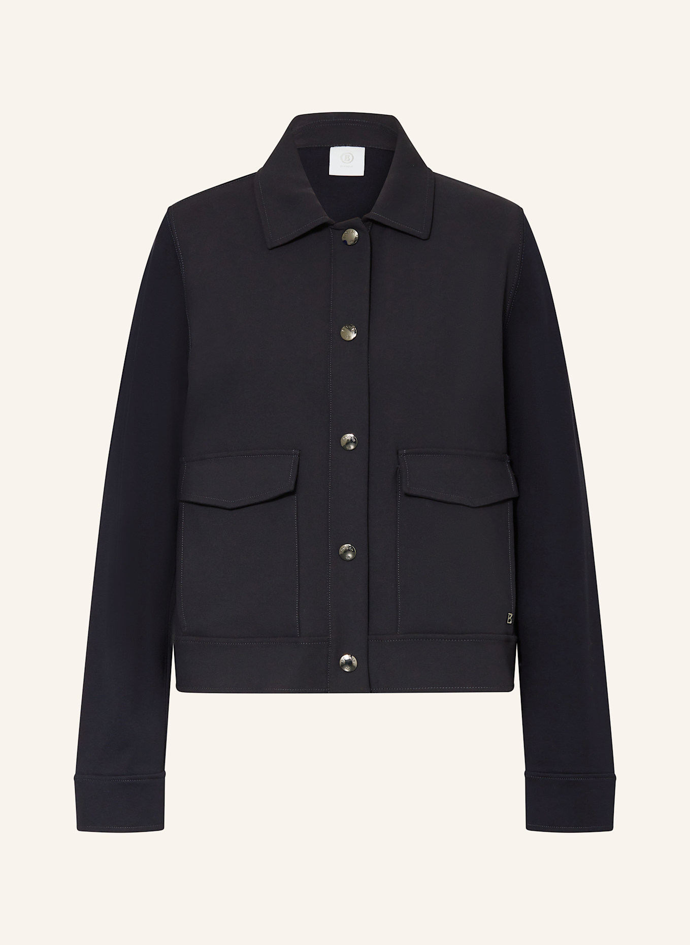 BOGNER Żakiet pudełkowy PAMILLA z dżerseju: GRANATOWY