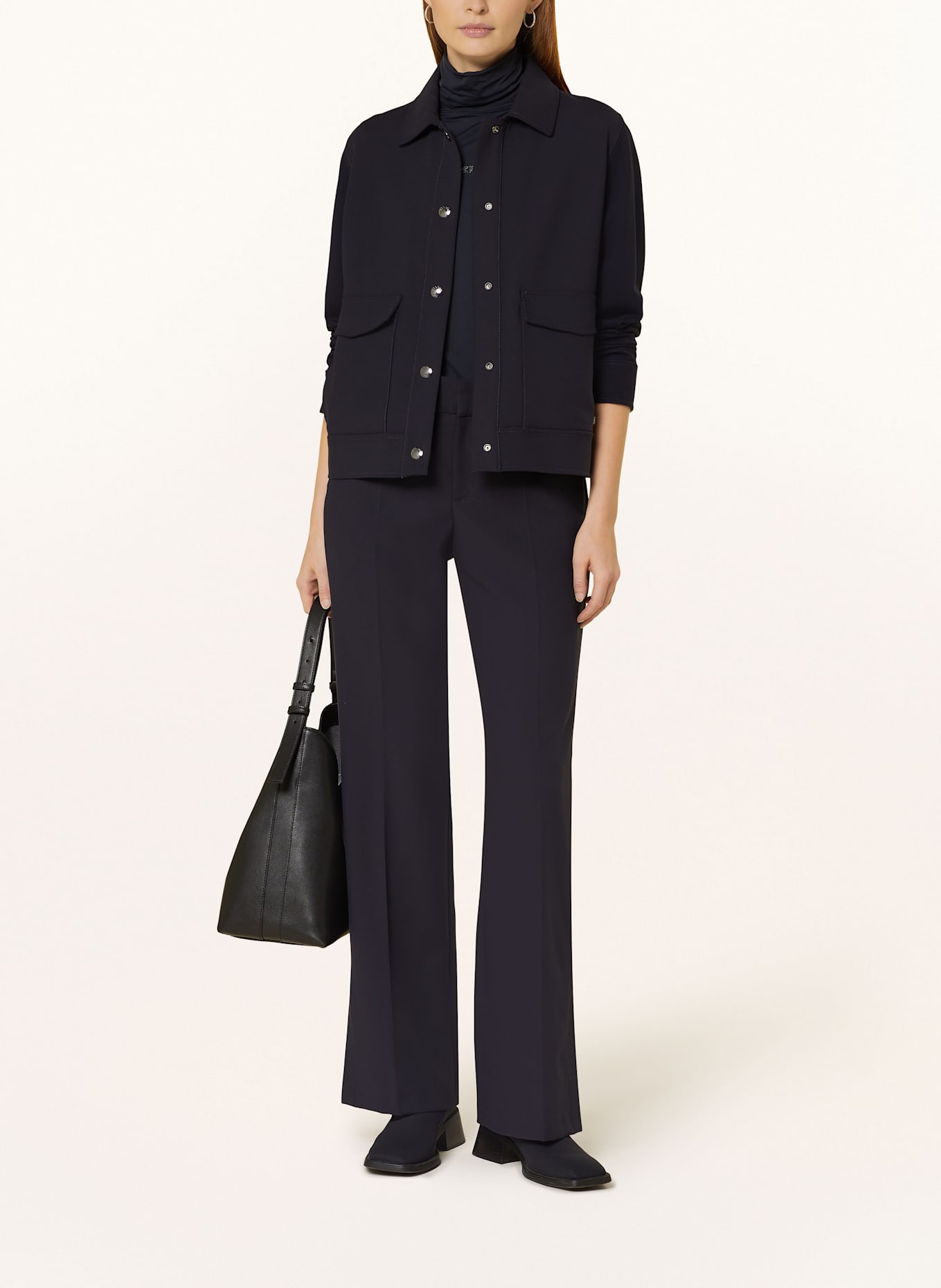 BOGNER Żakiet pudełkowy PAMILLA z dżerseju: GRANATOWY