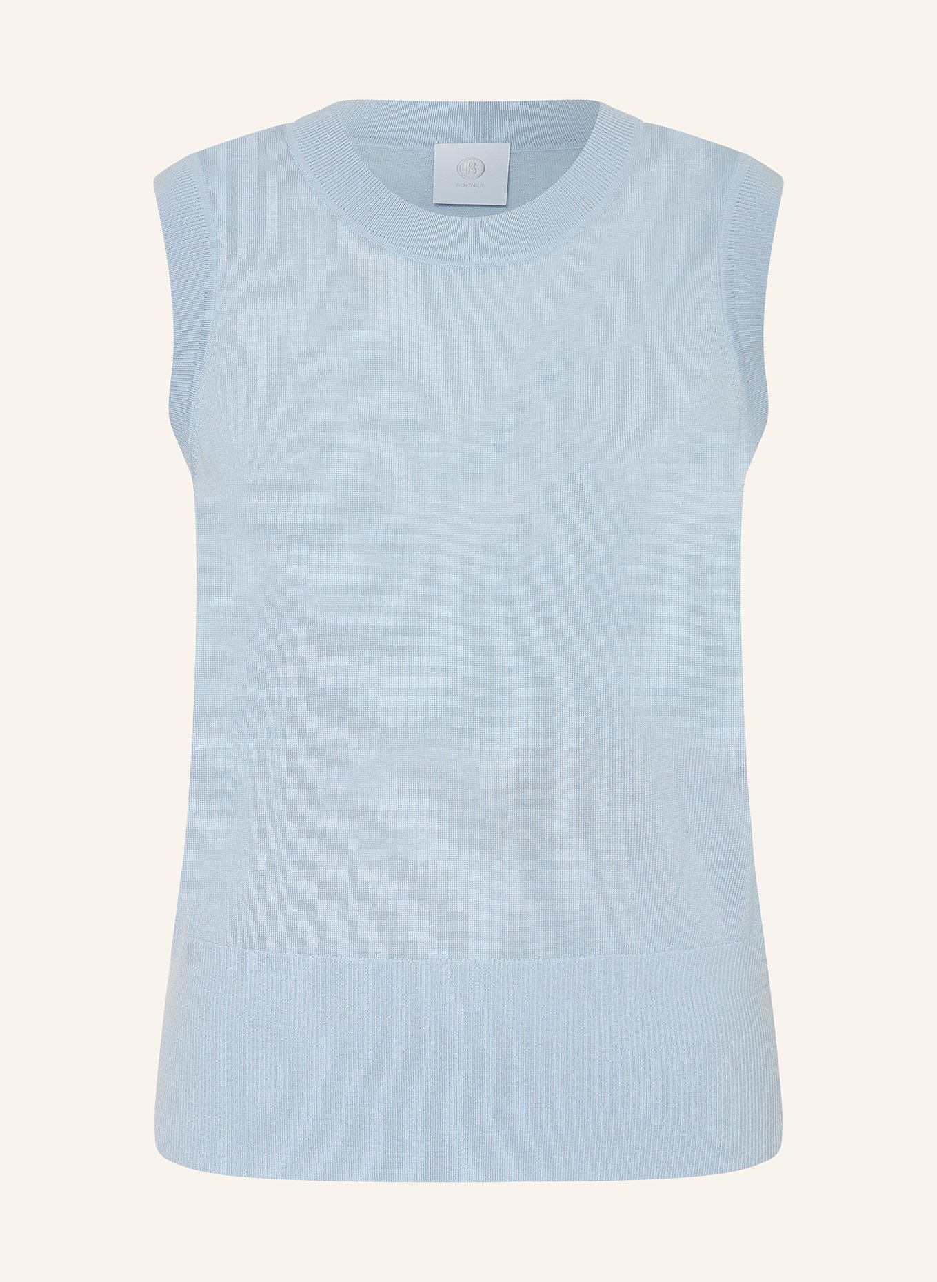 BOGNER Stricktop ISOLA: HELLBLAU