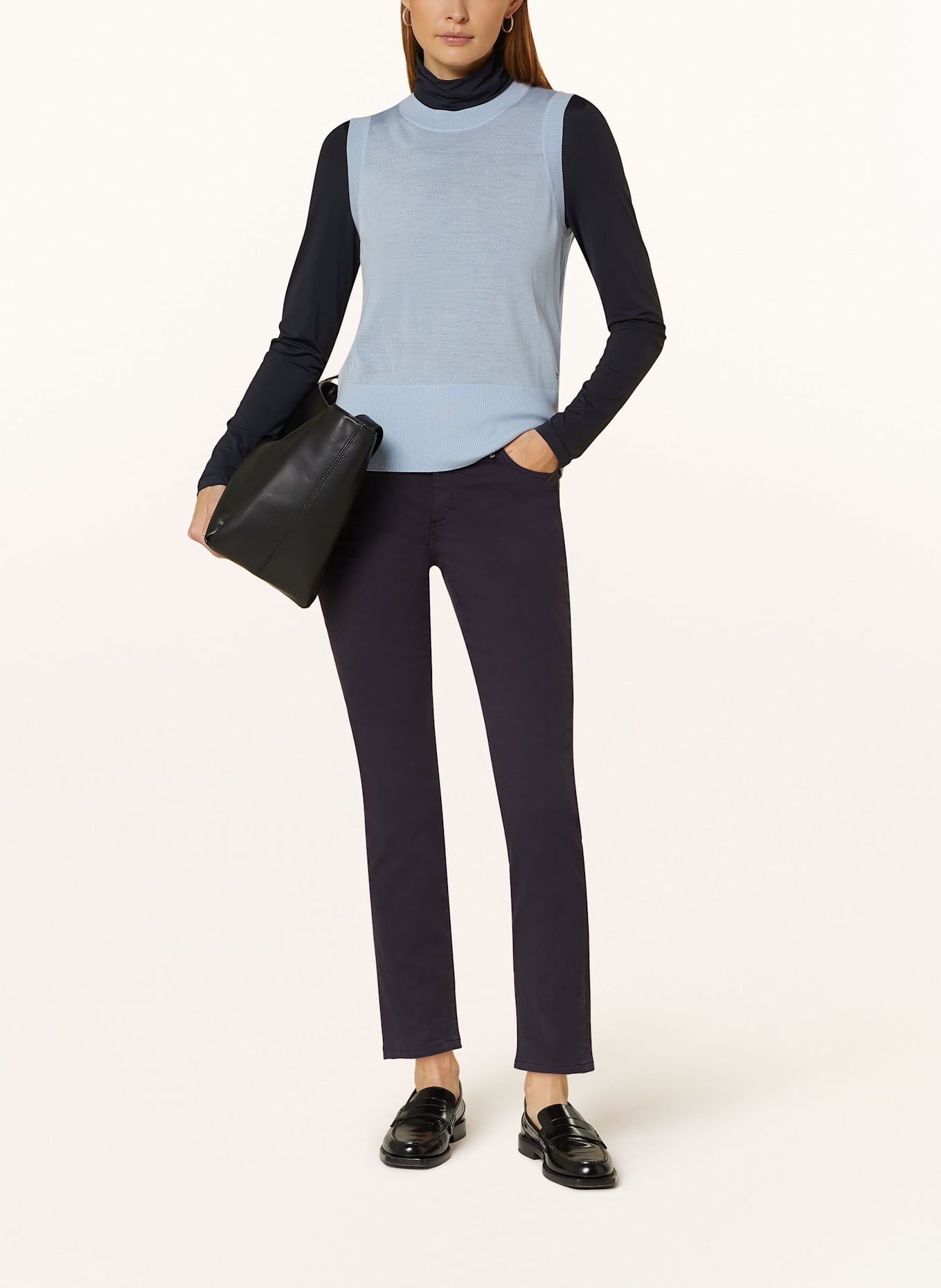 BOGNER Stricktop ISOLA: HELLBLAU