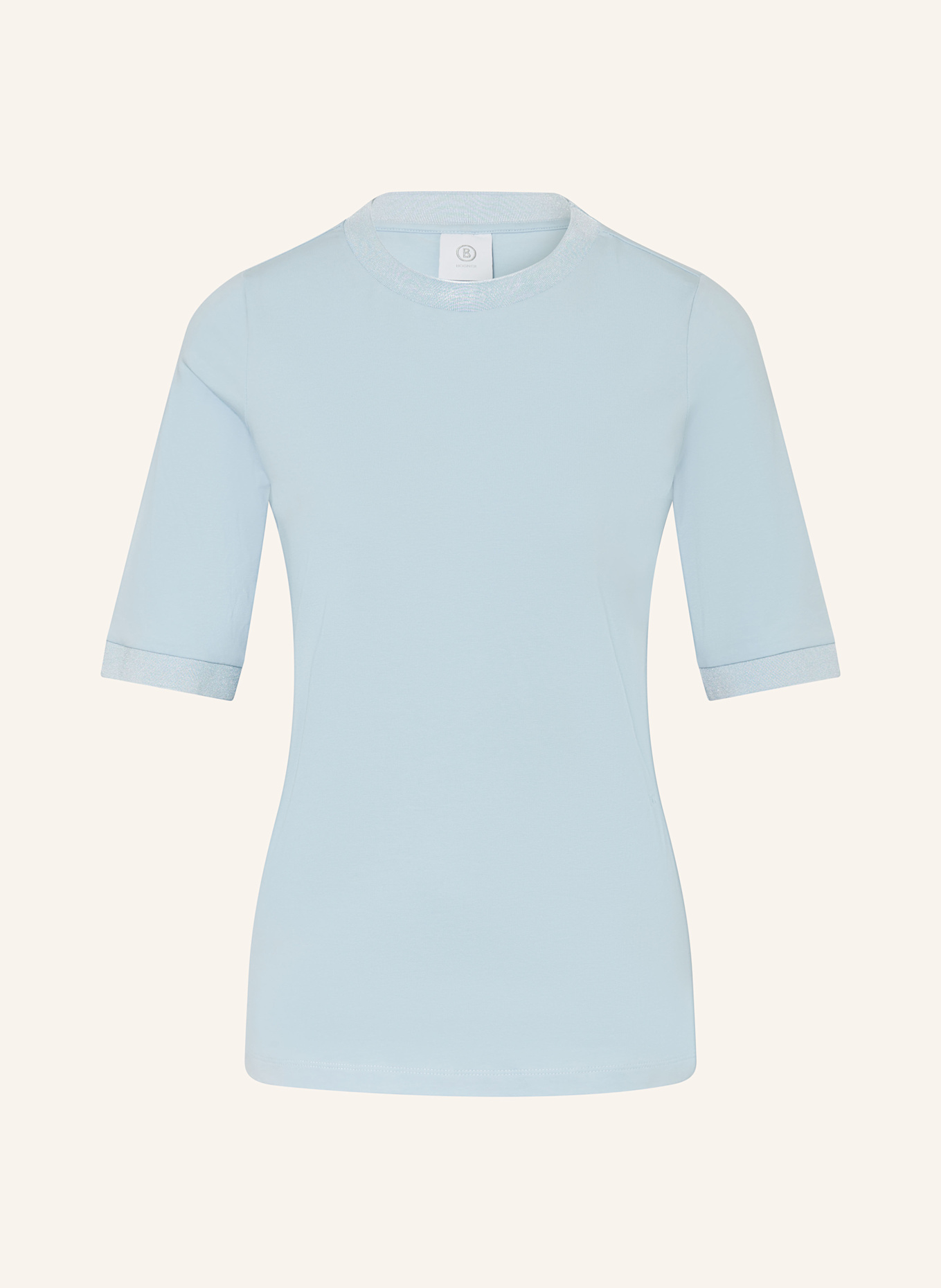 BOGNER Shirt ALEXI with 3/4 sleeves: LIGHT BLUE
