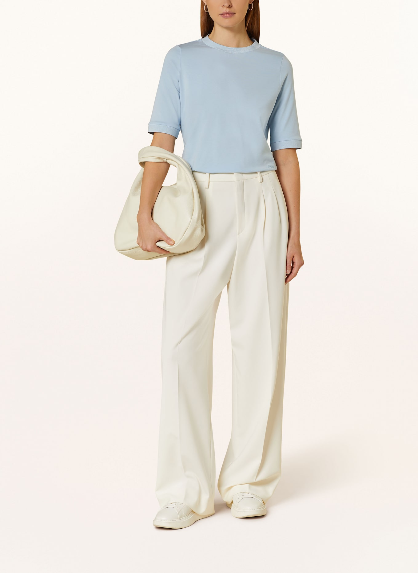 BOGNER Shirt ALEXI with 3/4 sleeves: LIGHT BLUE