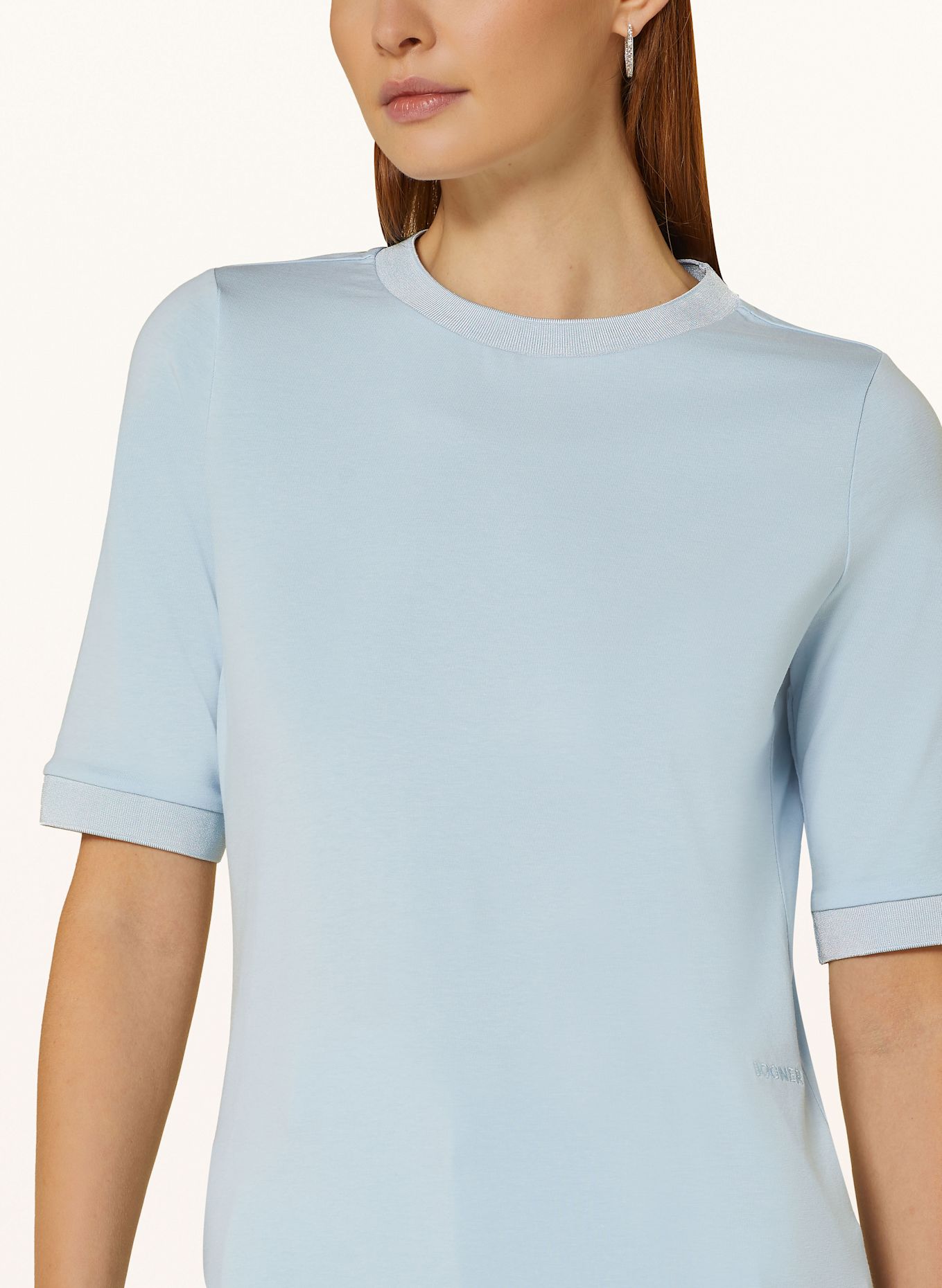 BOGNER Shirt ALEXI with 3/4 sleeves: LIGHT BLUE