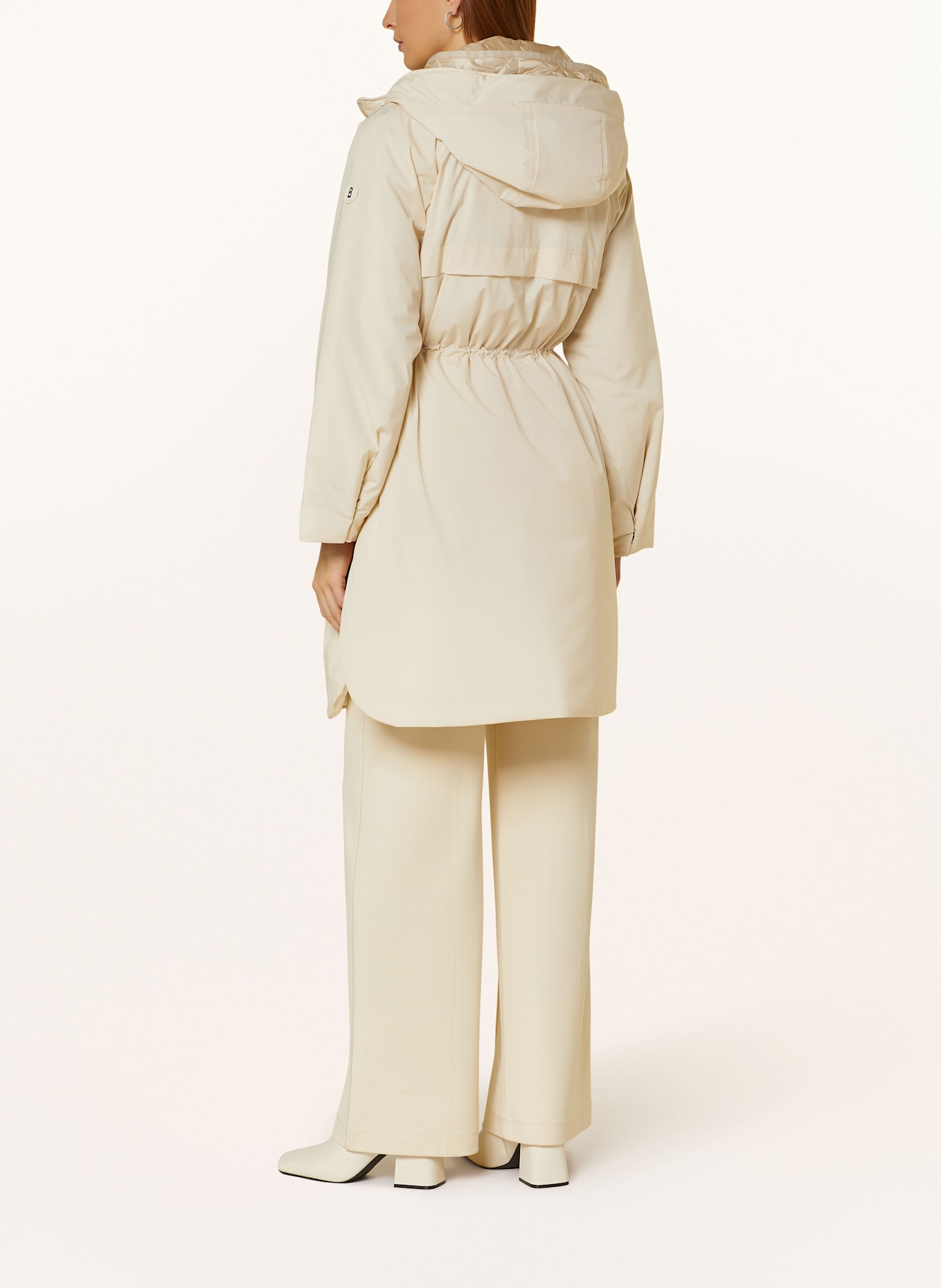 BOGNER ROXANE parka with removable panel: CREAM