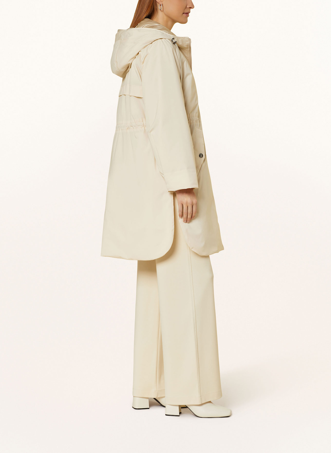BOGNER ROXANE parka with removable panel: CREAM