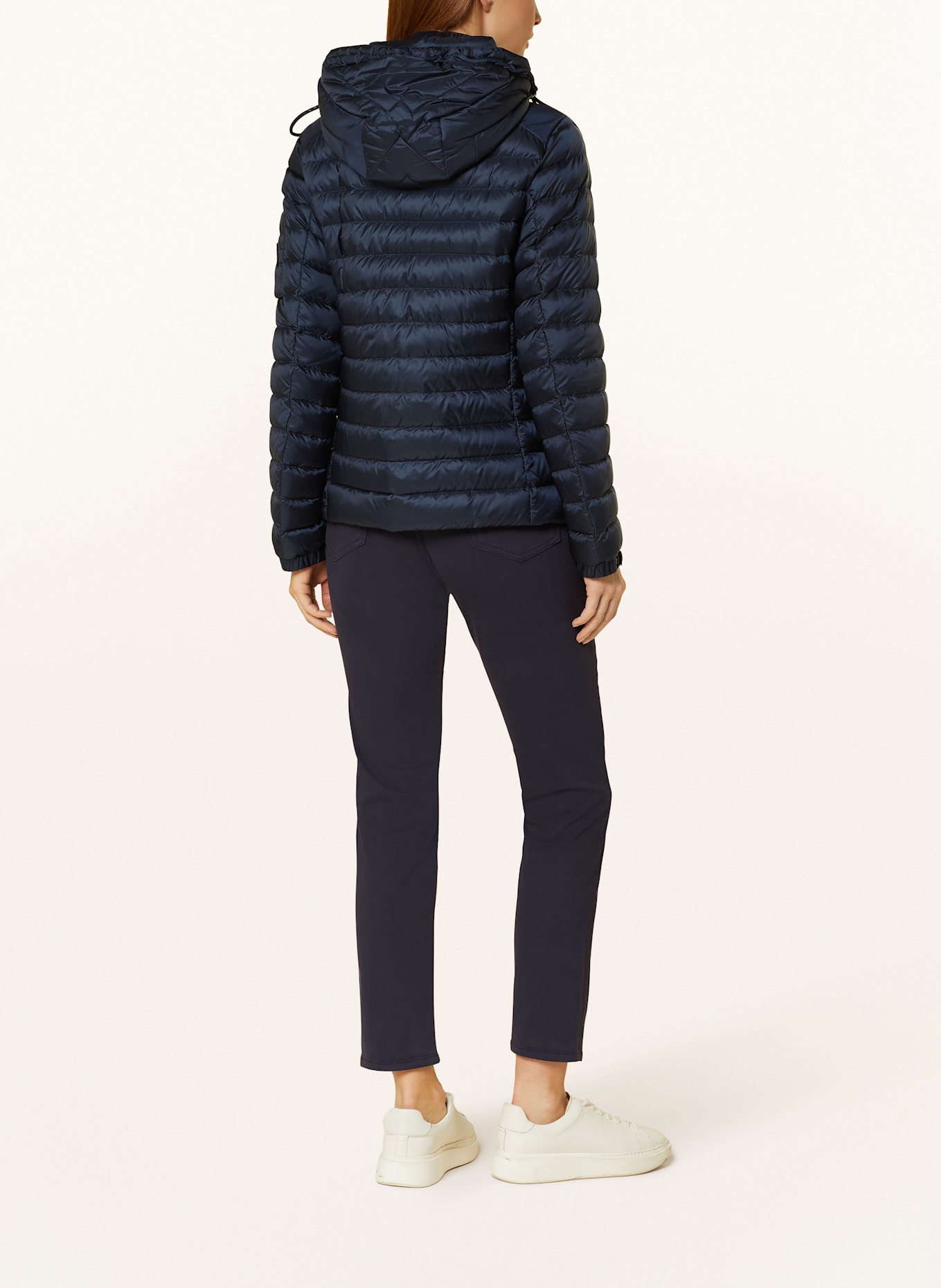 BOGNER FARAH down jacket with detachable hood: DARK BLUE