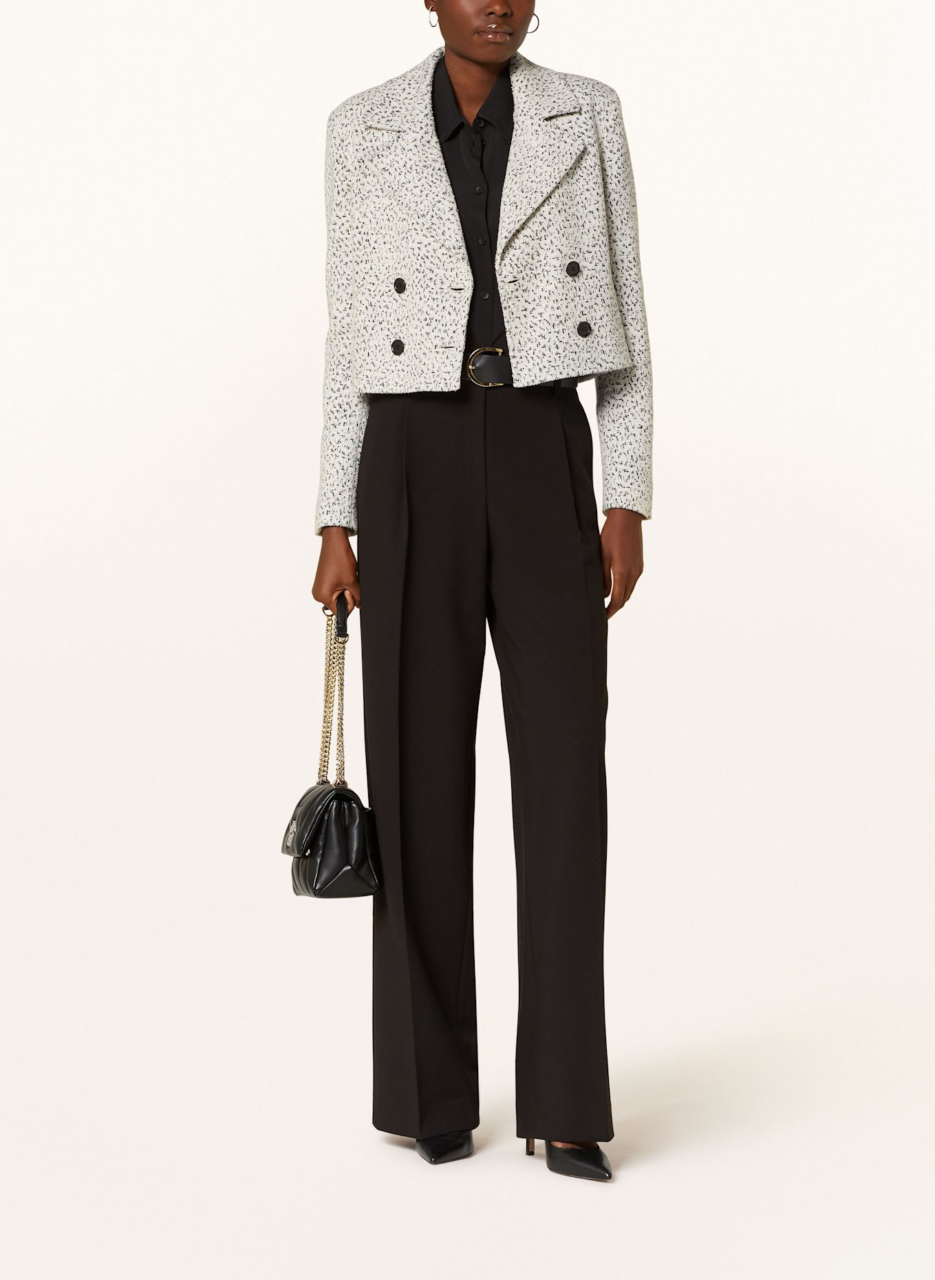 RIANI Tweed-Jacke, Farbe: WEISS/ SCHWARZ (Bild 2)