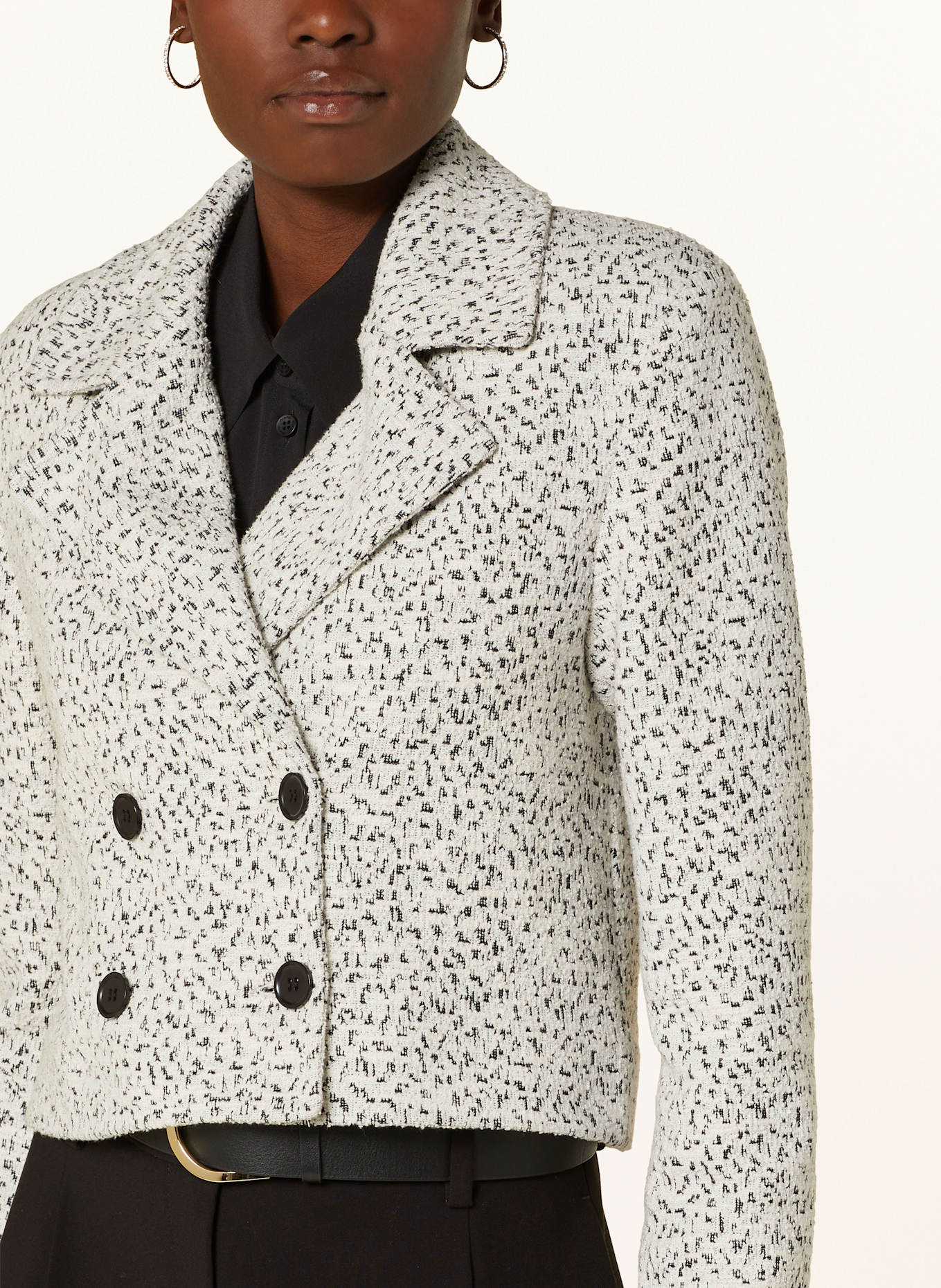 RIANI Tweed-Jacke, Farbe: WEISS/ SCHWARZ (Bild 4)