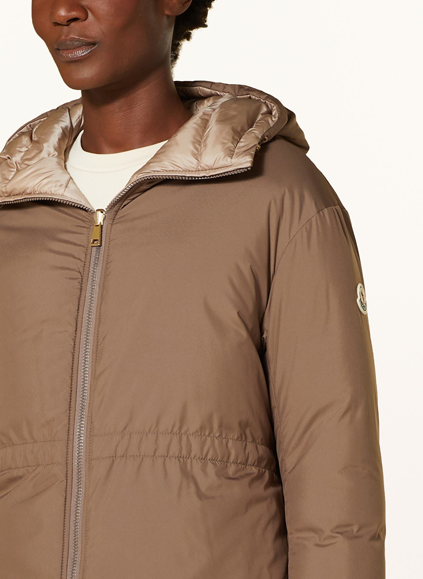 MONCLER Daunenmantel BOULOGNE: BRAUN