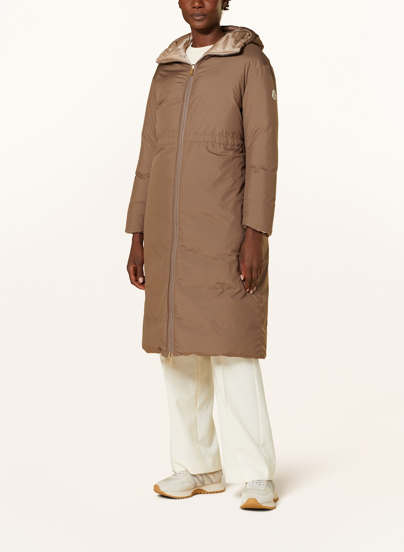 MONCLER Daunenmantel BOULOGNE: BRAUN