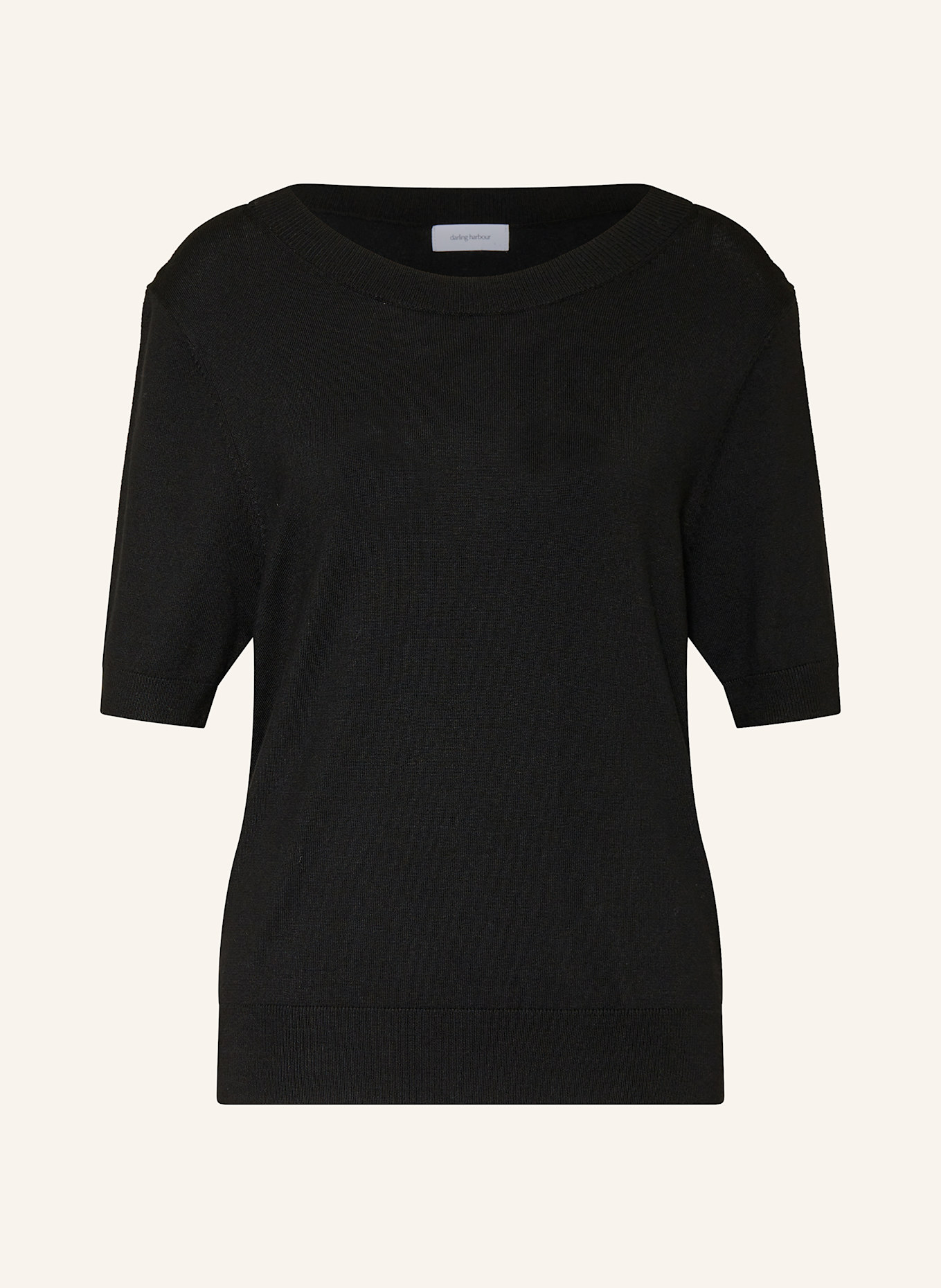 darling harbour Knit shirt: SCHWARZ