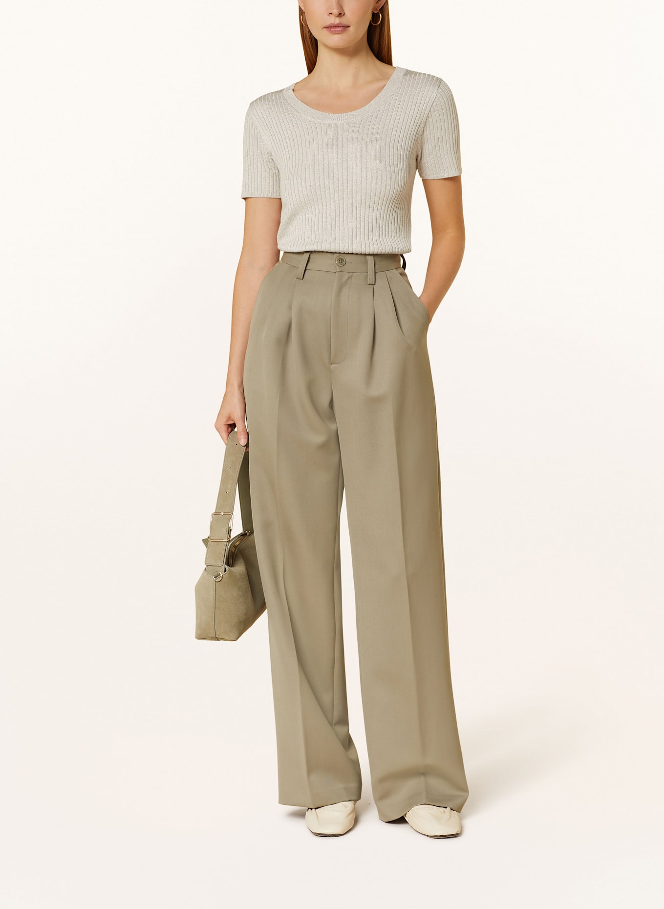 darling harbour long padded short-sleeve shirt sweatshirt jacket: BEIGE/ SILVER