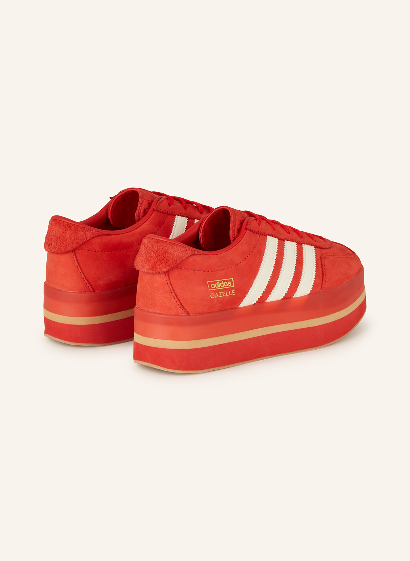 adidas Originals Sneaker GAZELLE STACK: ROT/ WEISS