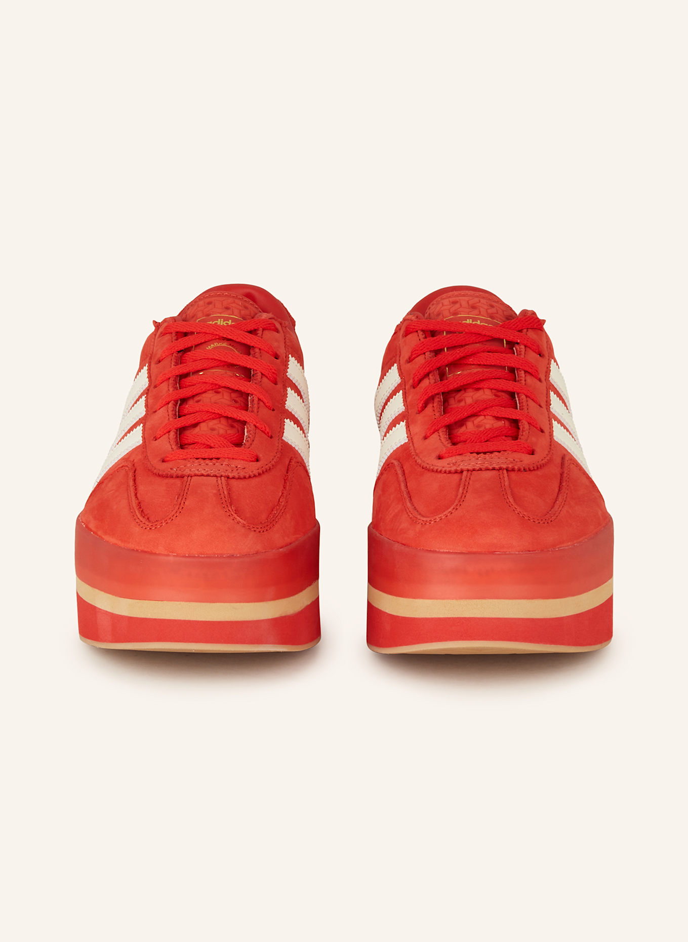 adidas Originals Sneaker GAZELLE STACK: ROT/ WEISS