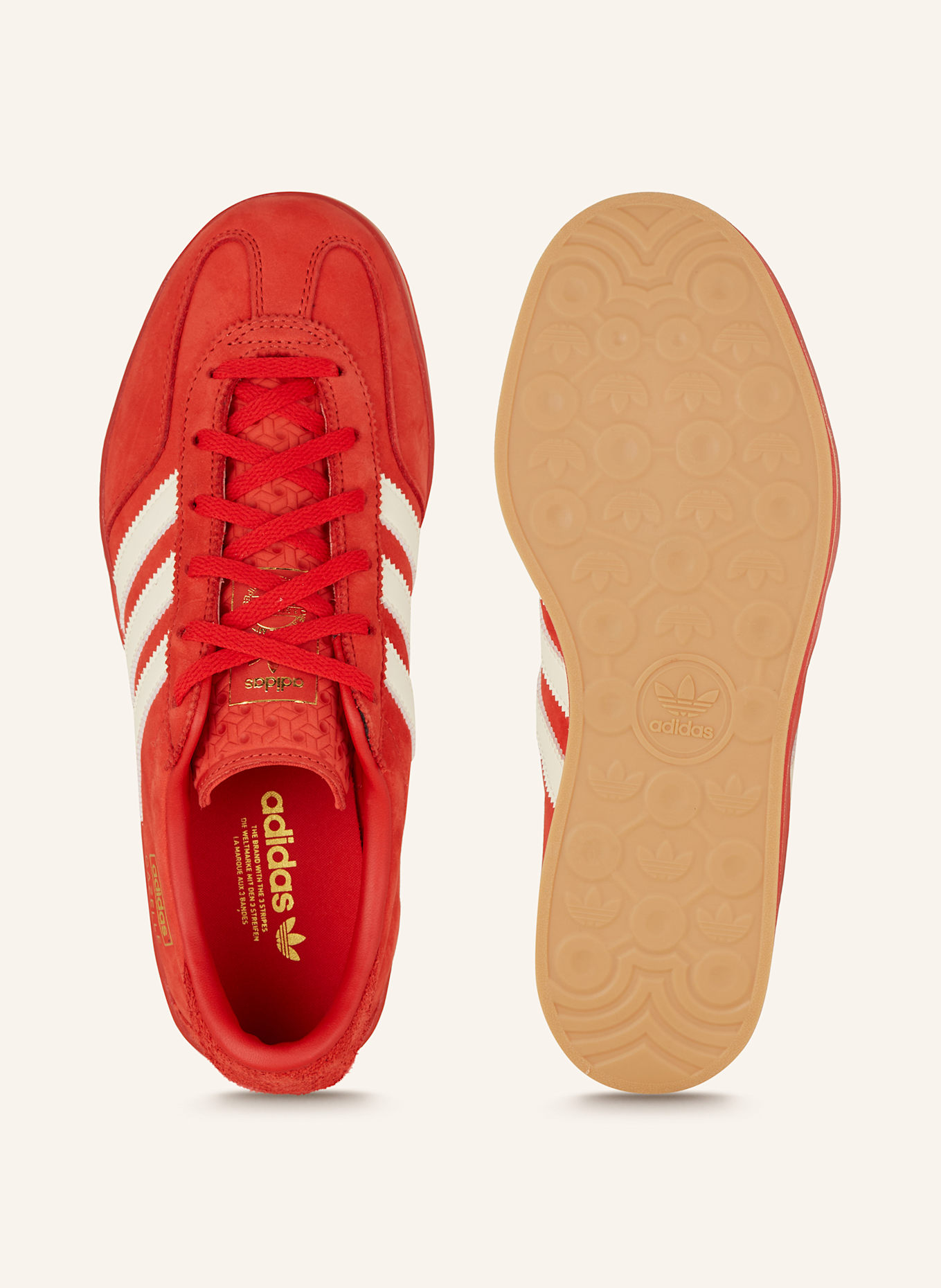 adidas Originals Sneaker GAZELLE STACK: ROT/ WEISS