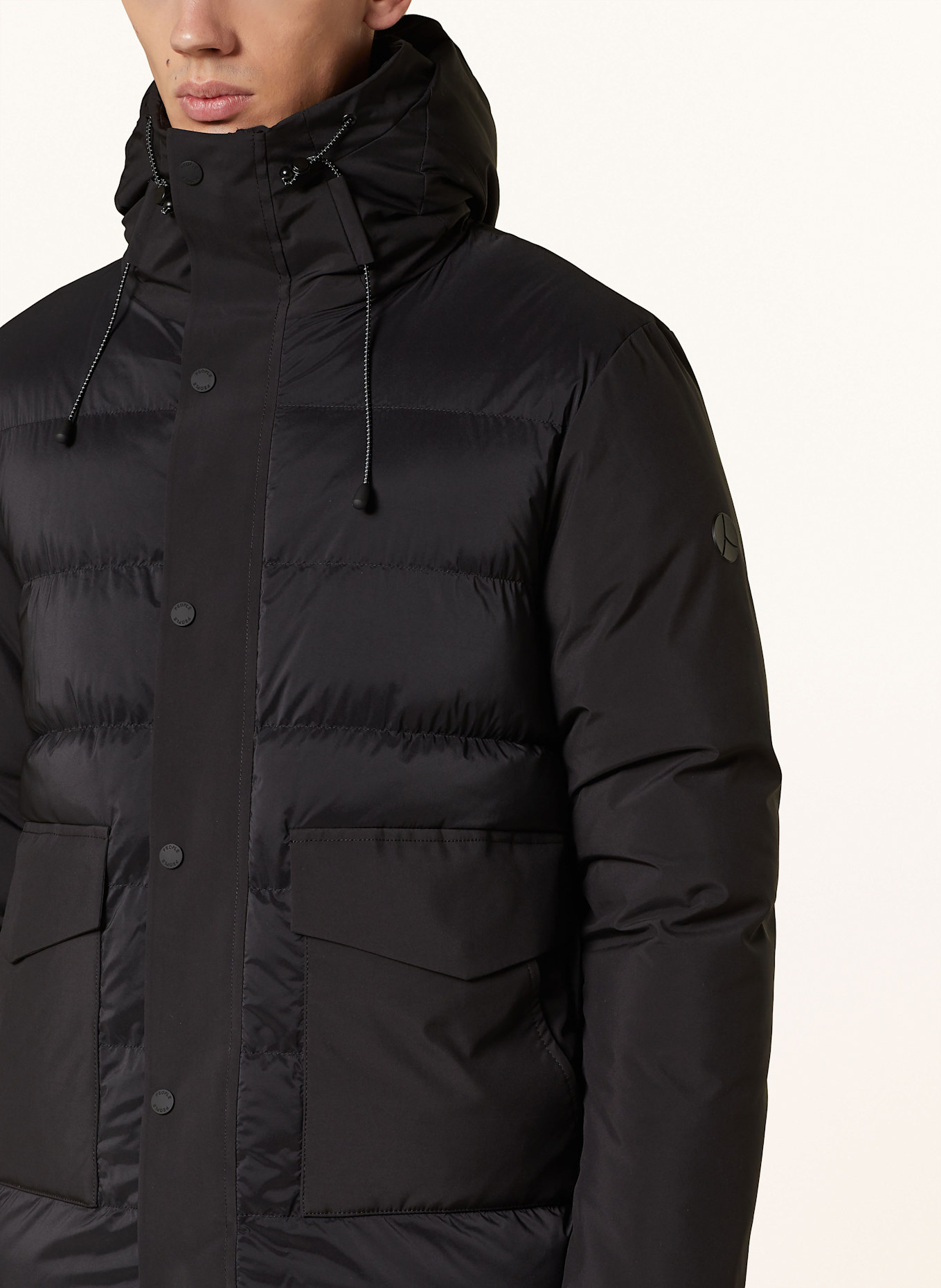 People of Shibuya Steppjacke SUIKO mit Primaloft®-Isolierung: SCHWARZ