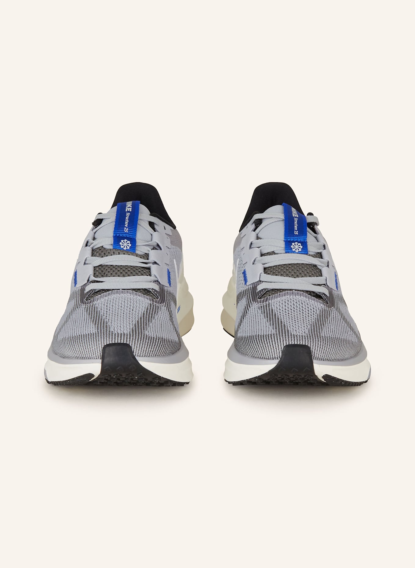 Nike Laufschuhe AIR ZOOM STRUCTURE 25: BLAUGRAU/ GRAU/ WEISS