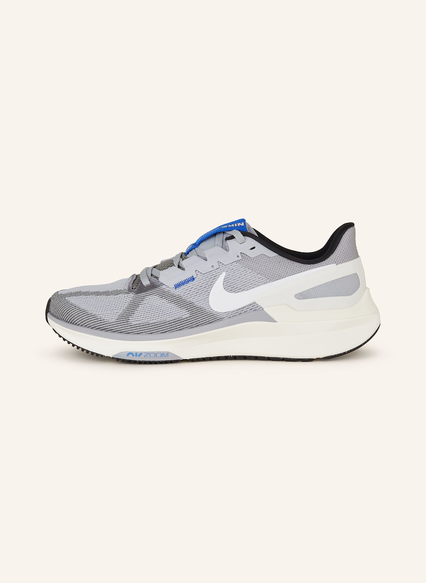 Nike Laufschuhe AIR ZOOM STRUCTURE 25: BLAUGRAU/ GRAU/ WEISS