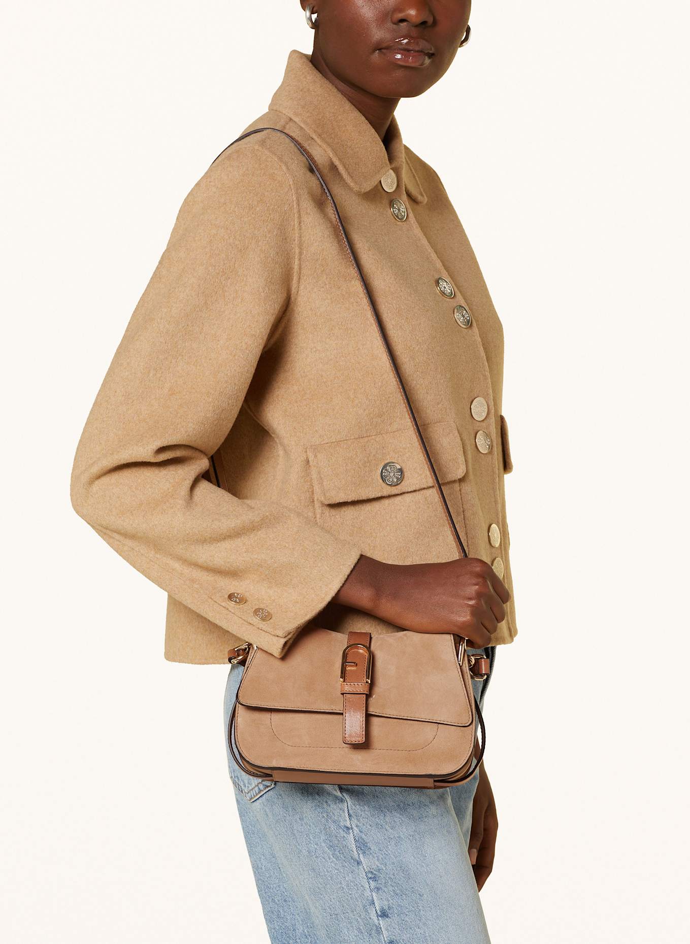 FURLA Crossbody bag in beige
