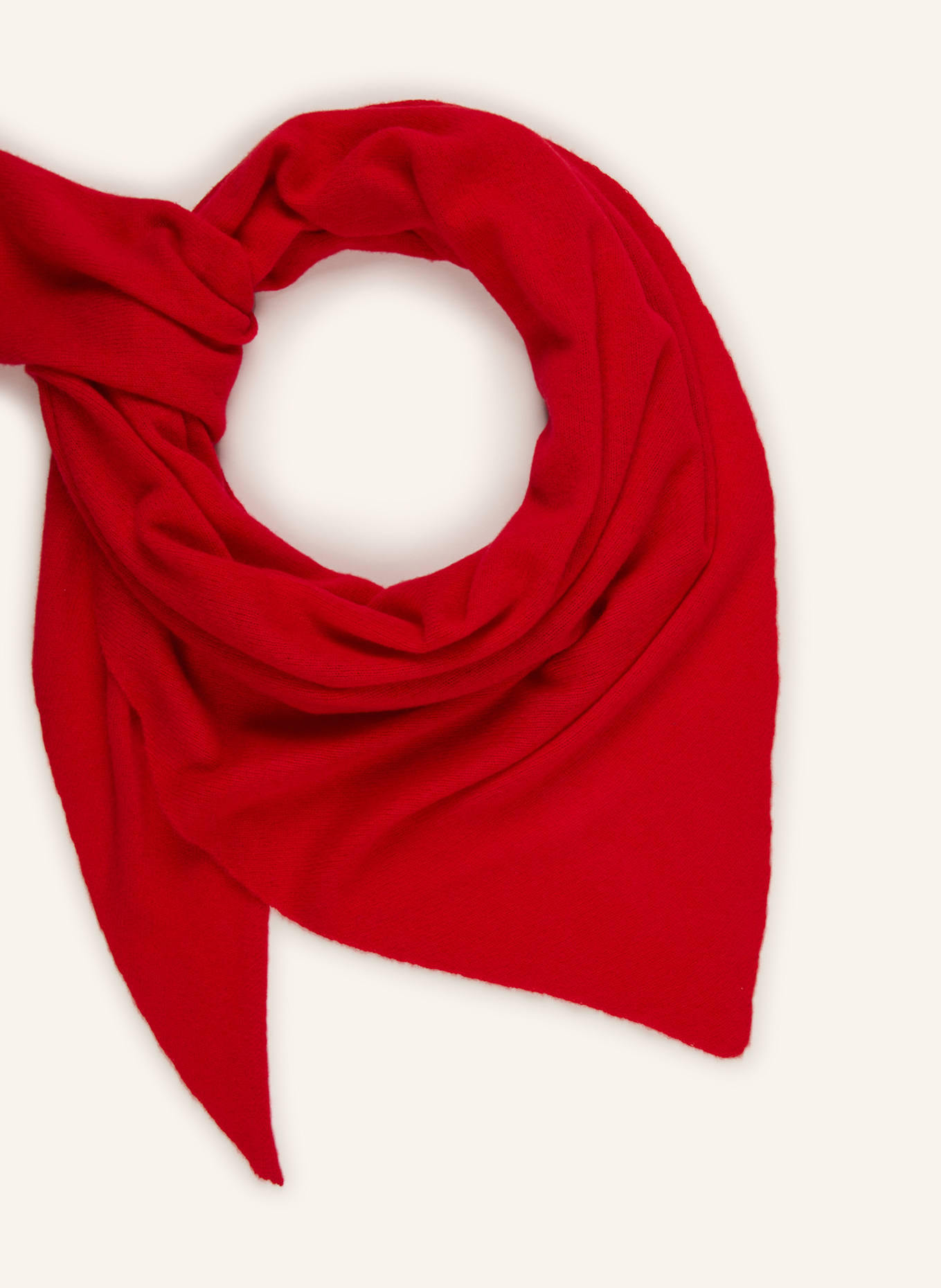 darling harbour Dreieckstuch aus Cashmere: ROT