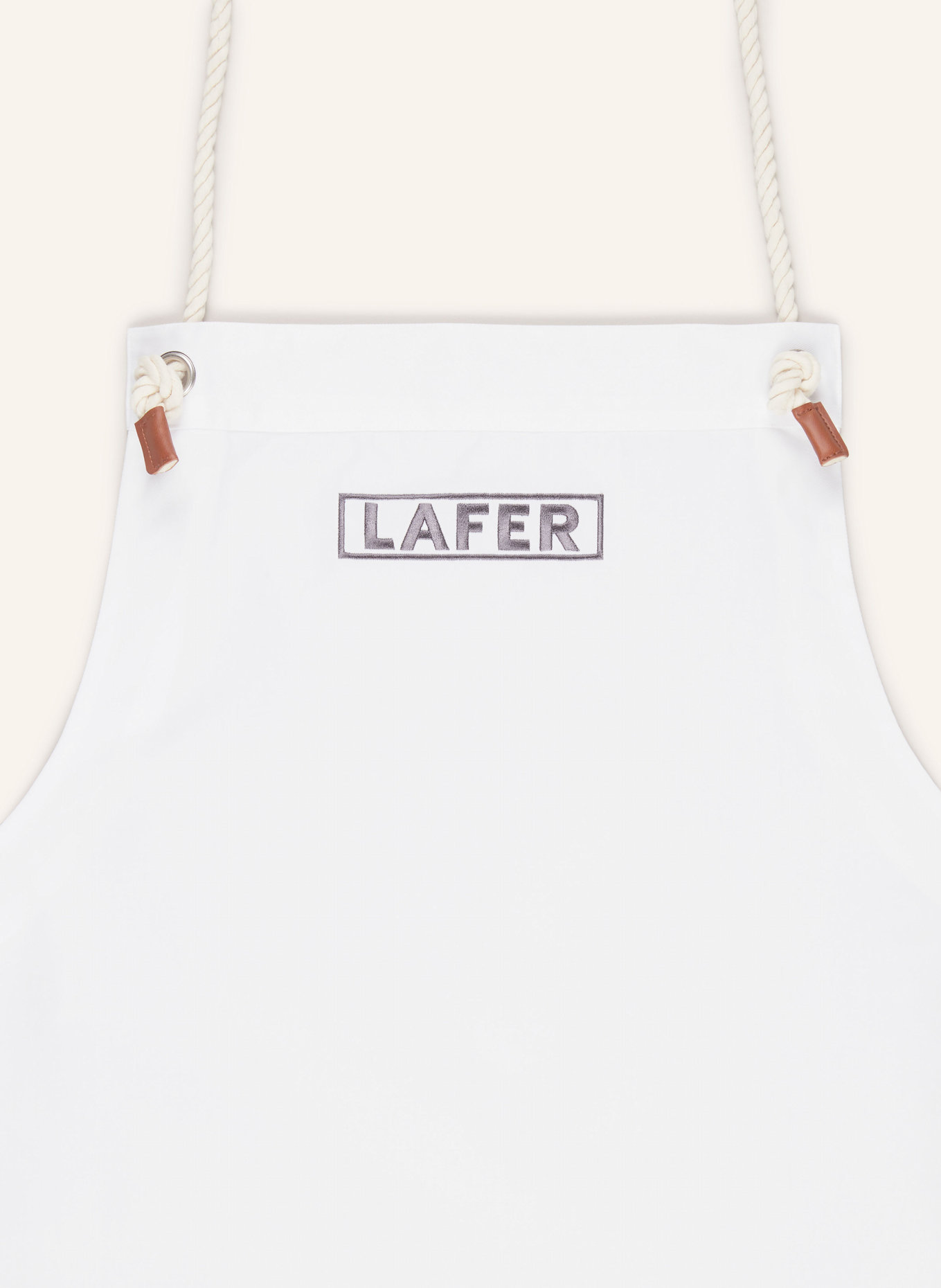 JOHANN LAFER EDITION Apron: WHITE