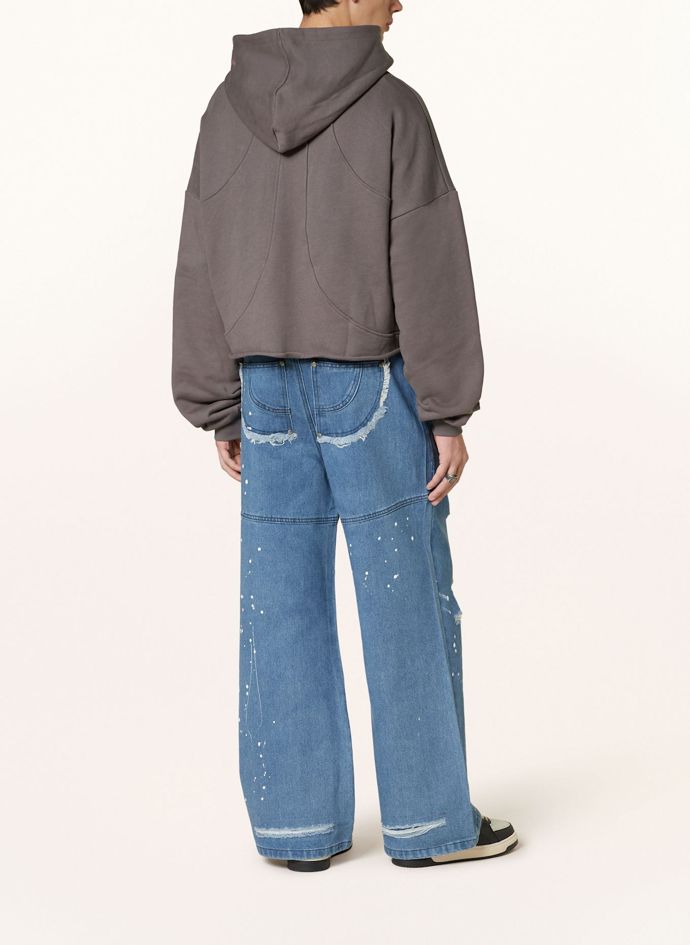 ATELIER D’ROUPA Destroyed Jeans Regular Fit: BLUE