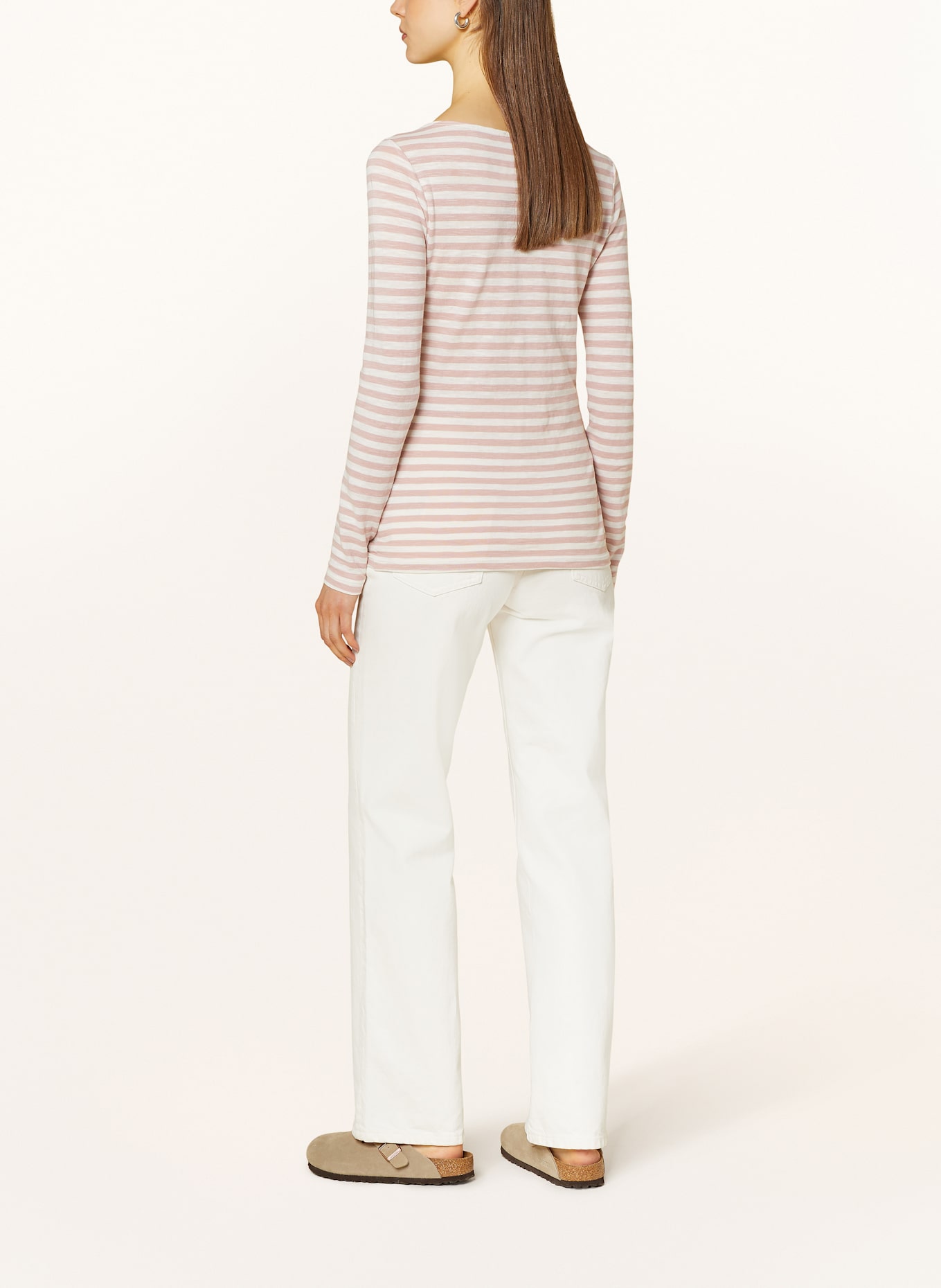 Marc O'Polo Longsleeve: WEISS / ROSÉ