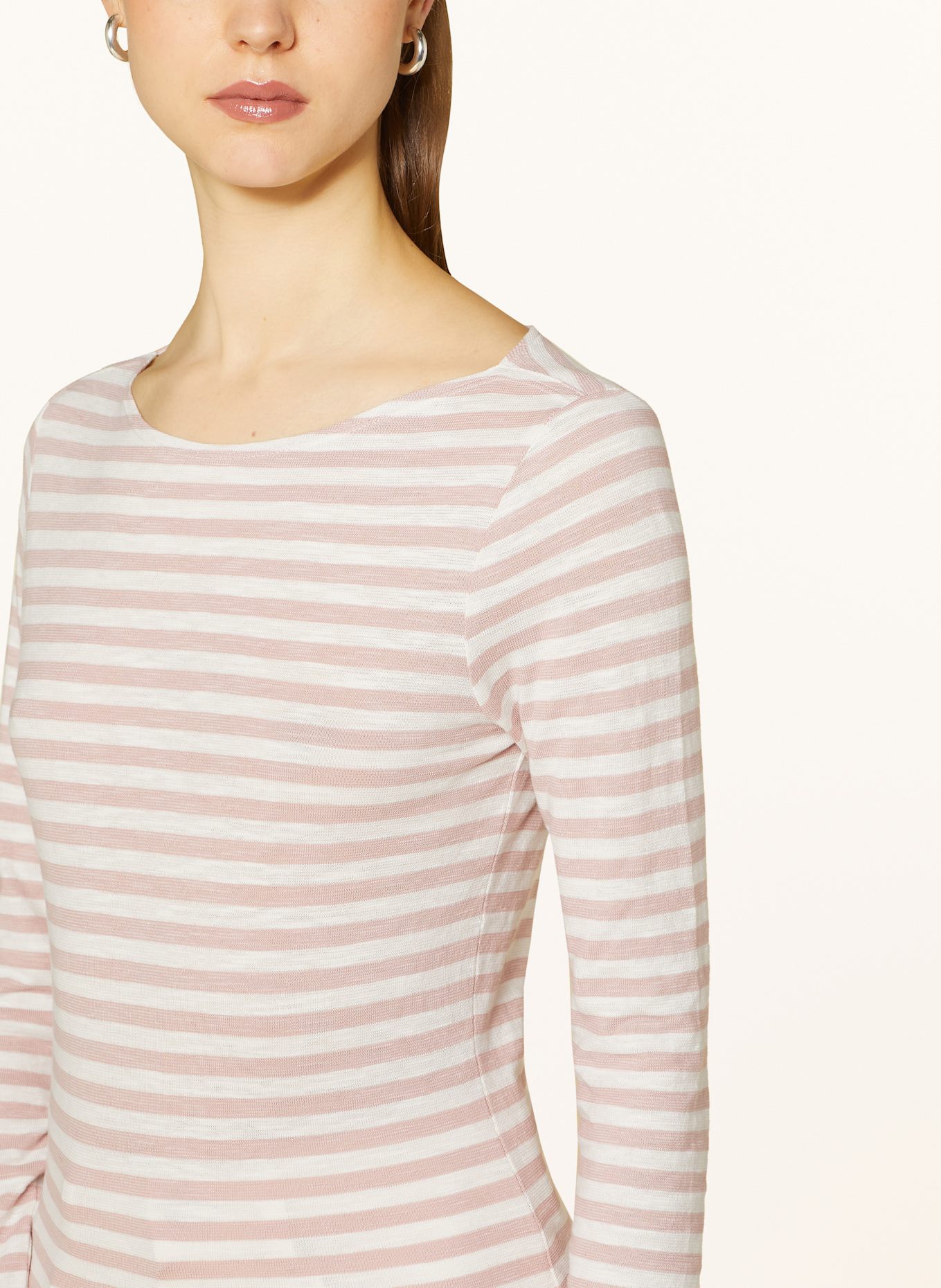 Marc O'Polo Longsleeve: WEISS / ROSÉ