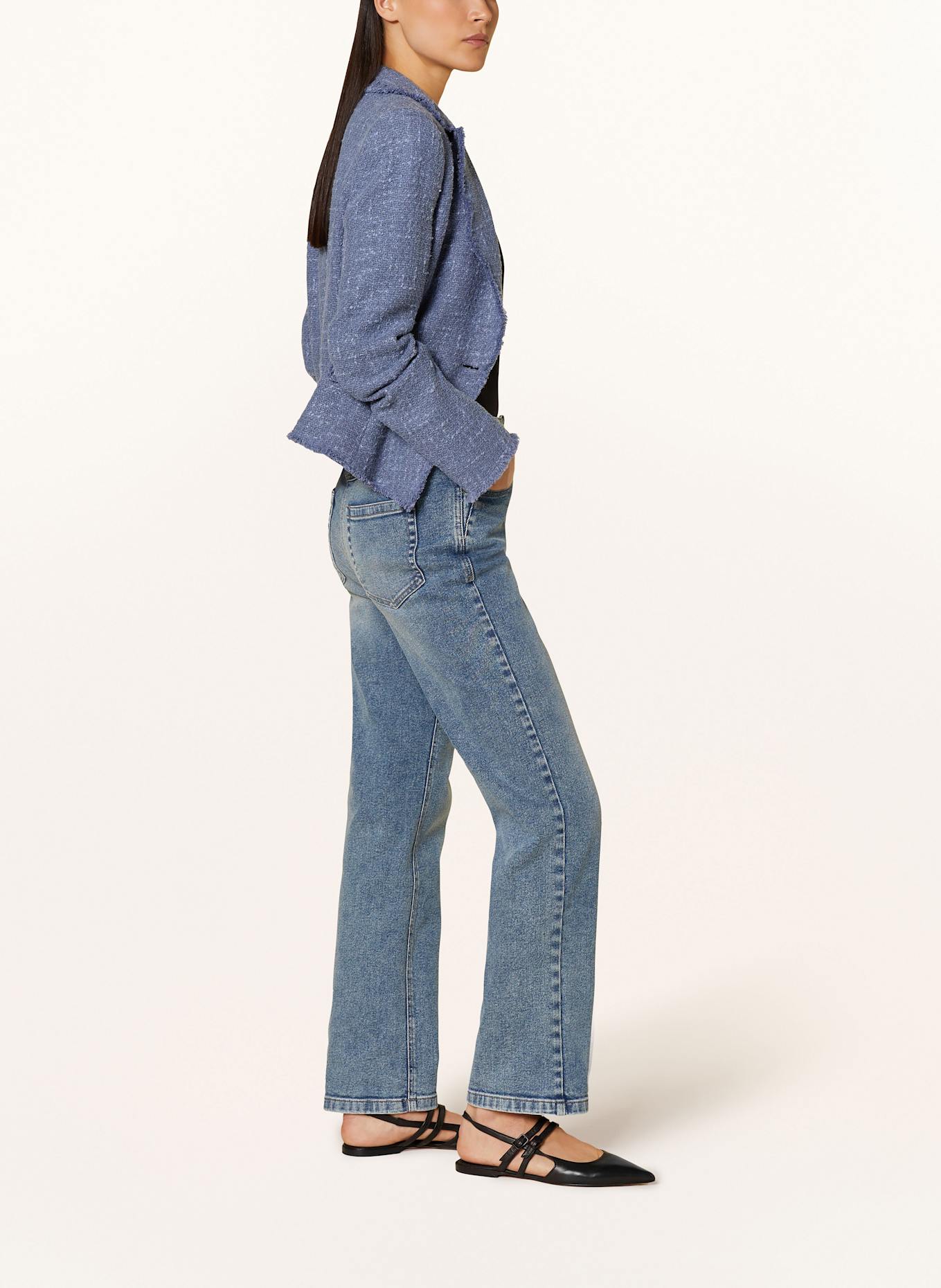 LUISA CERANO Straight Jeans: 234 blue