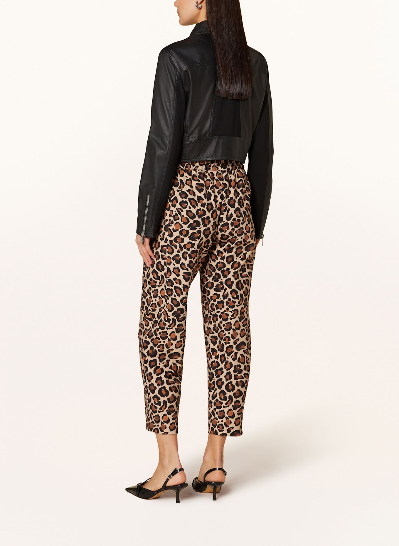 MARC CAIN 7/8 trousers RANCHI: 610 light stone
