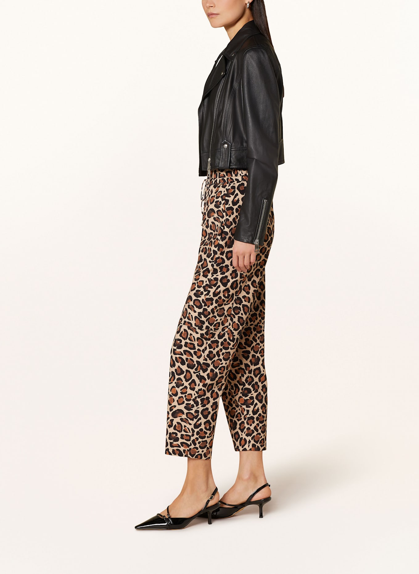 MARC CAIN 7/8 trousers RANCHI: 610 light stone