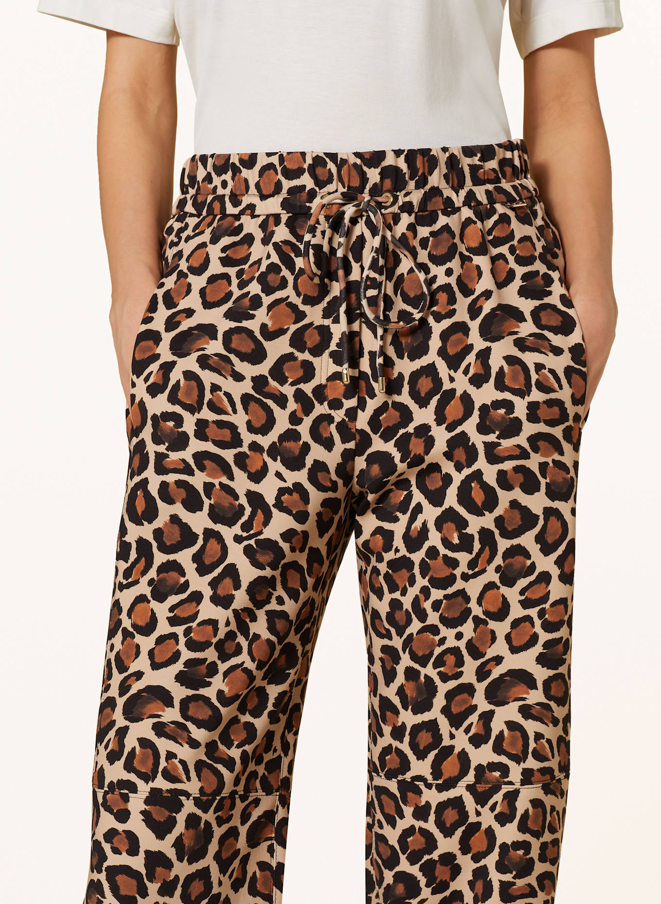 MARC CAIN 7/8 trousers RANCHI: 610 light stone