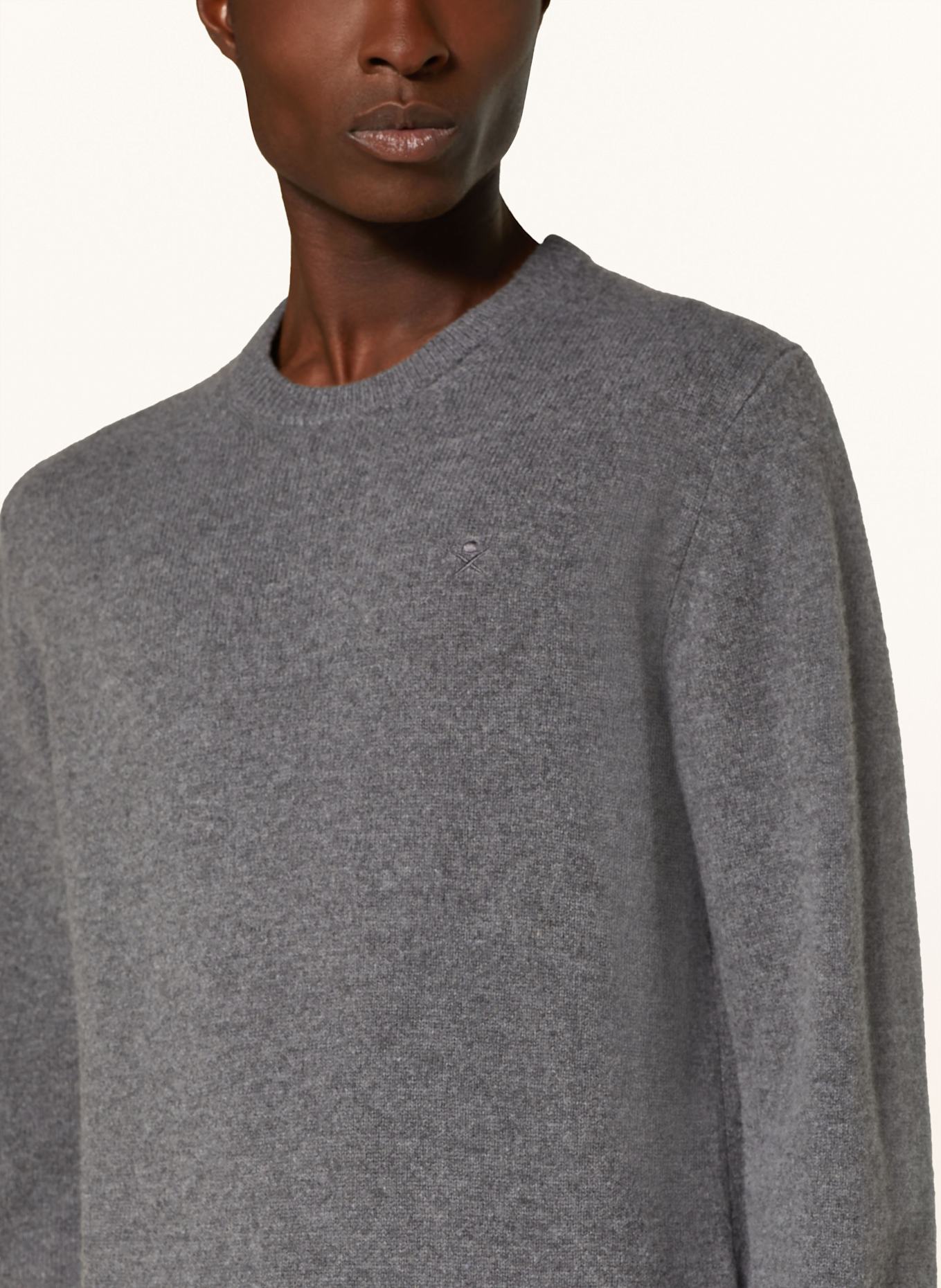 HACKETT LONDON Pullover: DUNKELGRAU