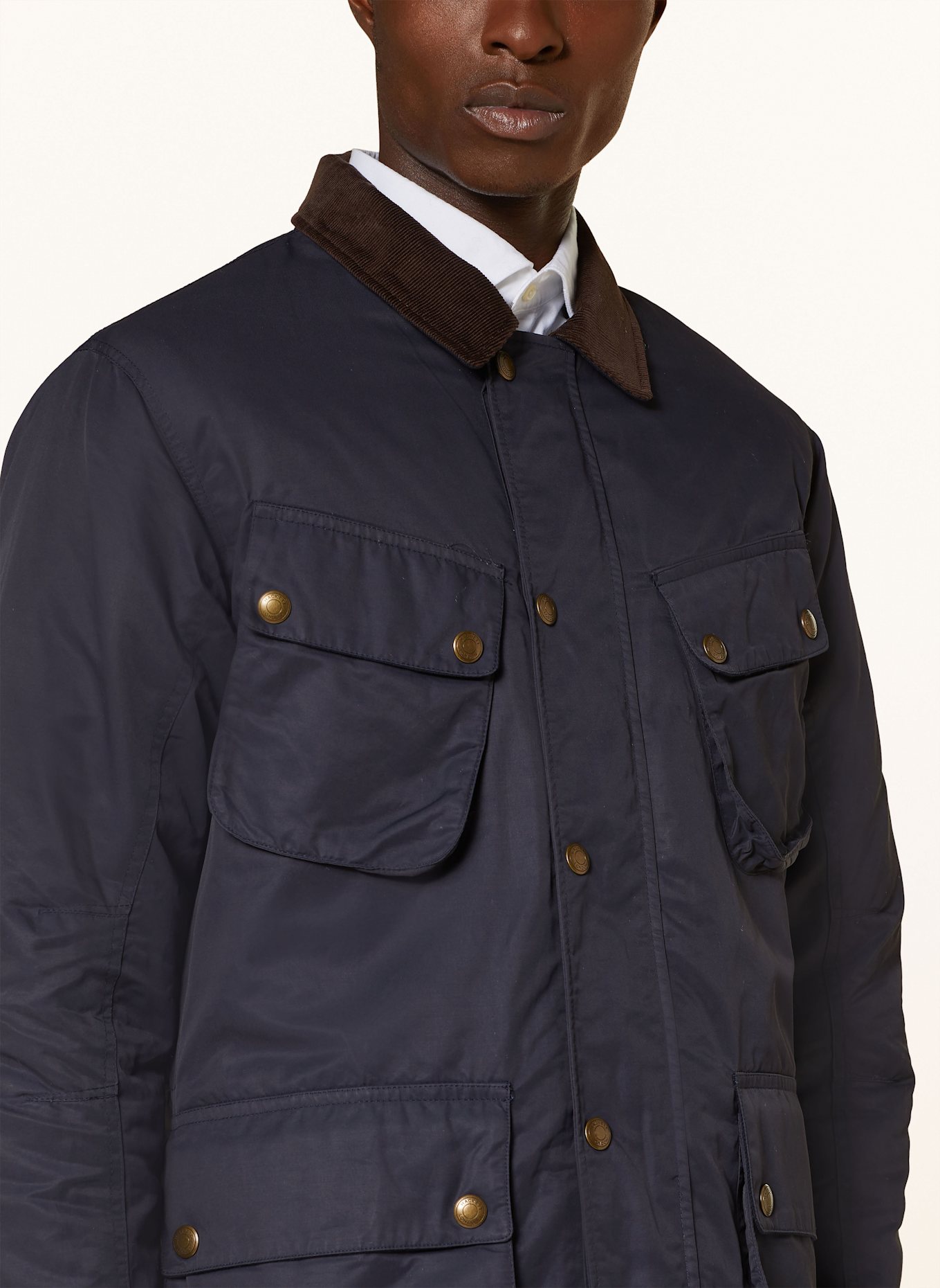 HACKETT LONDON Field jacket in dark blue