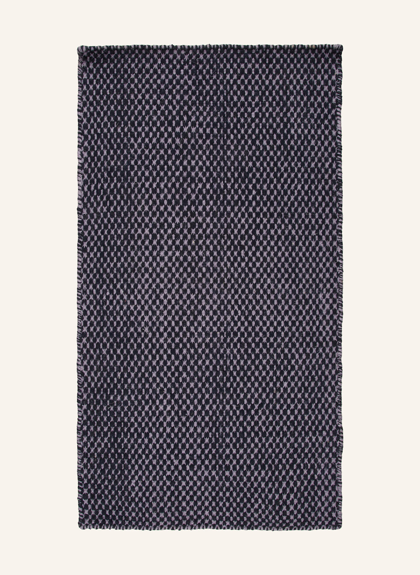 HAY Fußmatte MOIRÉ: SCHWARZ / LILA