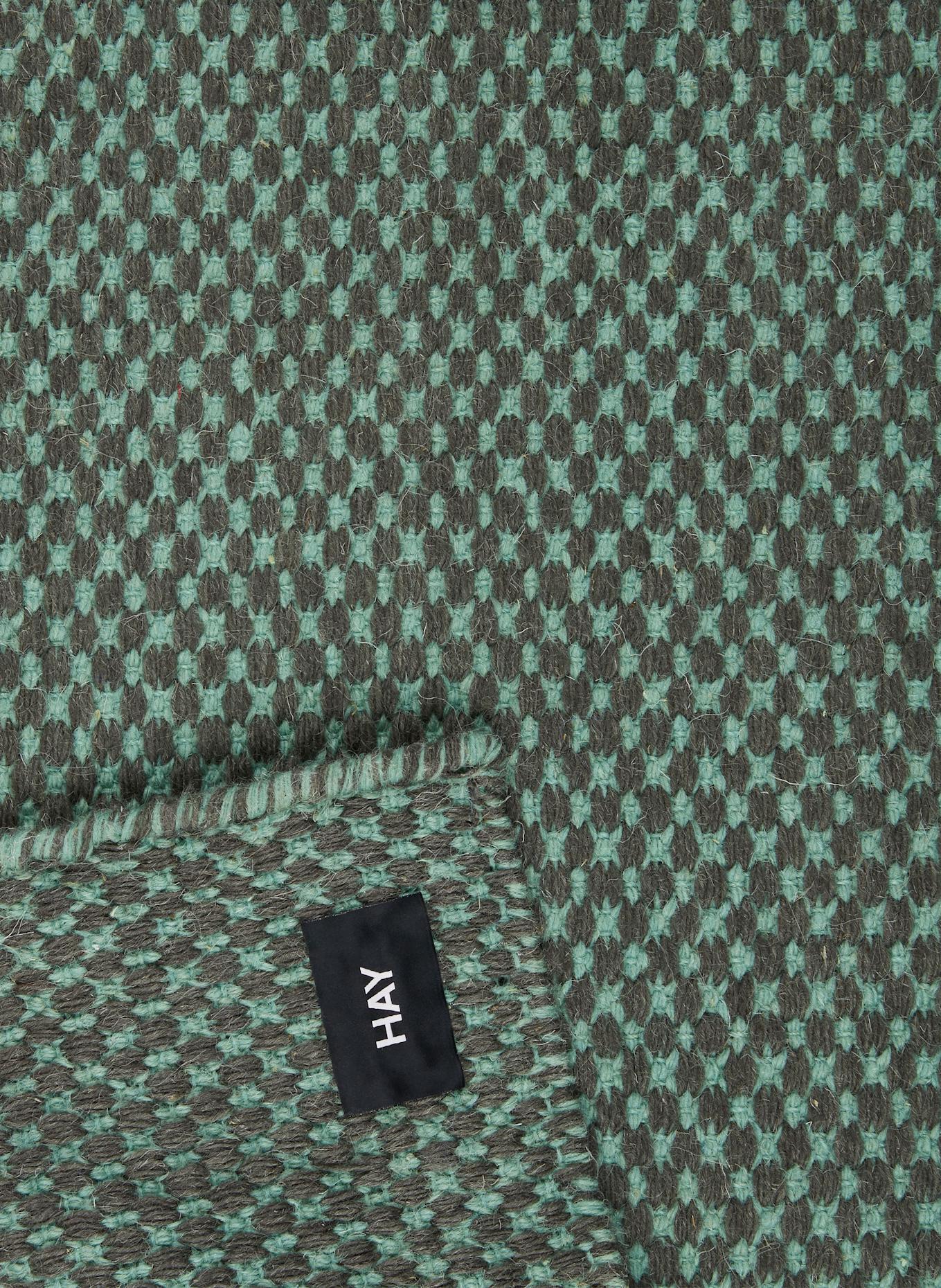 HAY Wycieraczka MOIRÉ: ZIELONY / PETROL