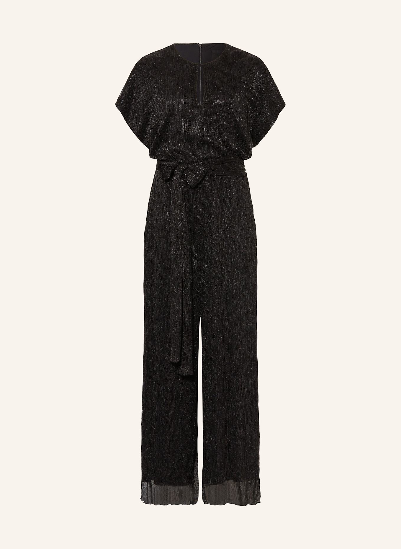 MARC CAIN Jumpsuit mit Glitzergarn in 900 black